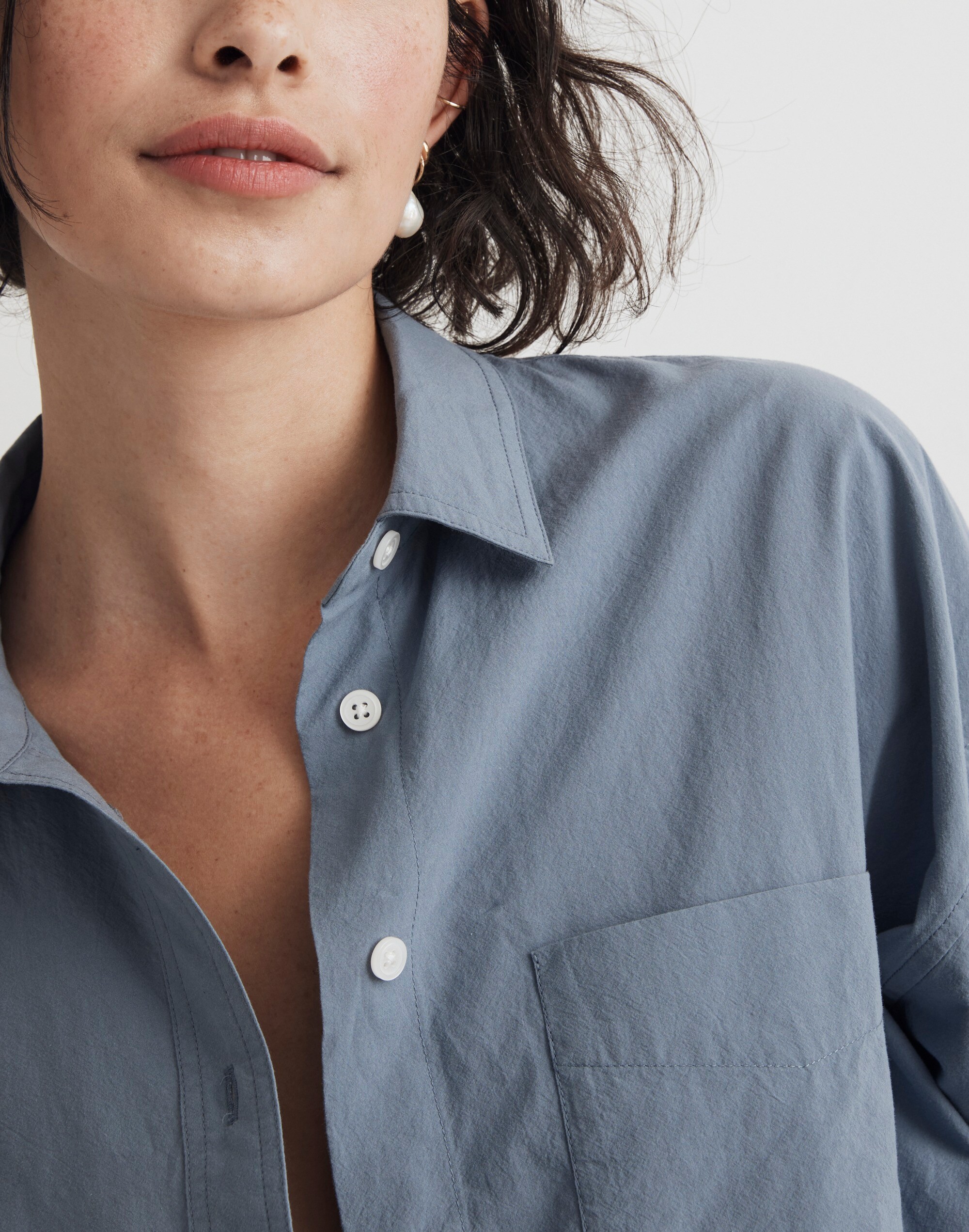 The Signature Poplin Oversized Shirt