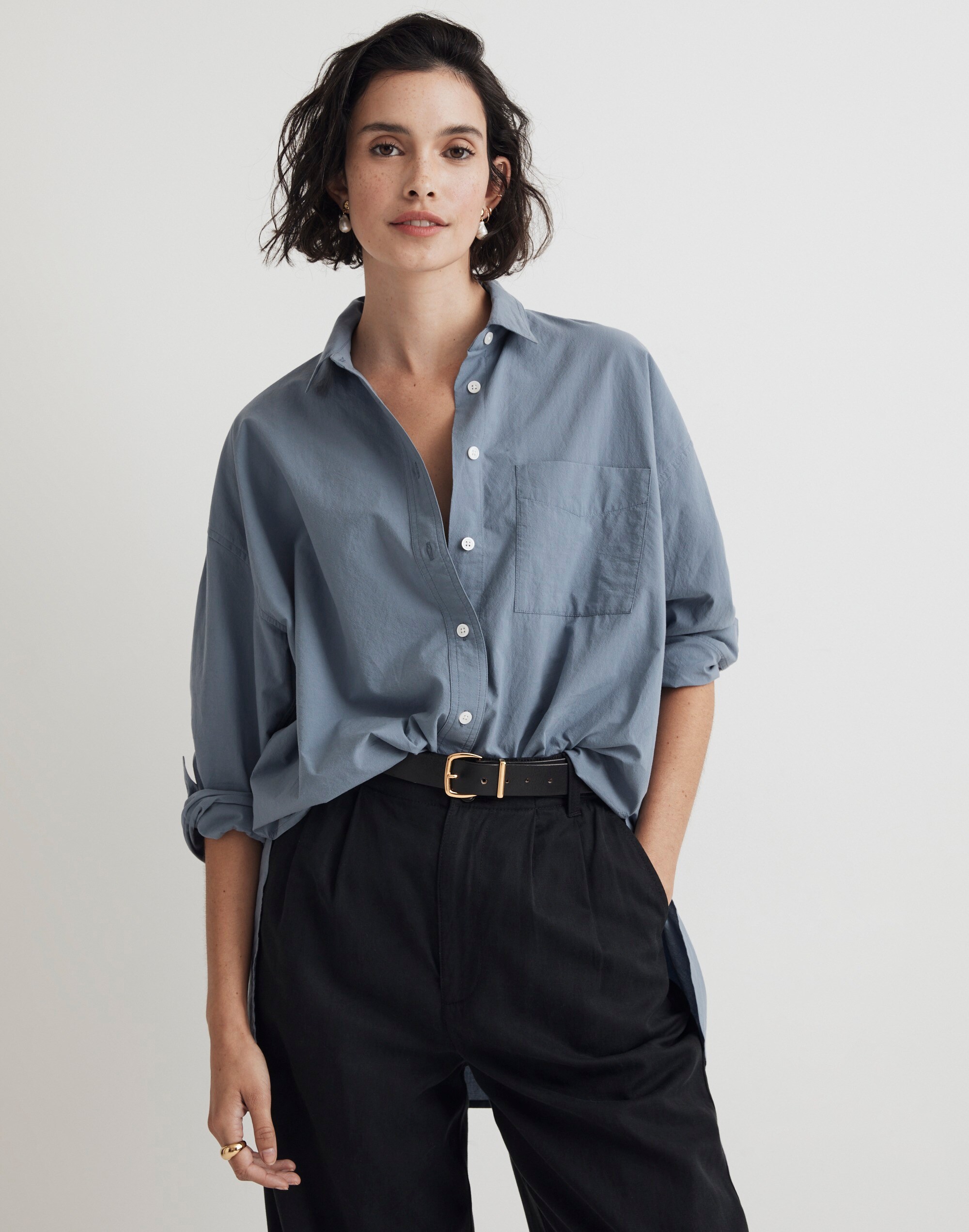 The Signature Poplin Oversized Shirt