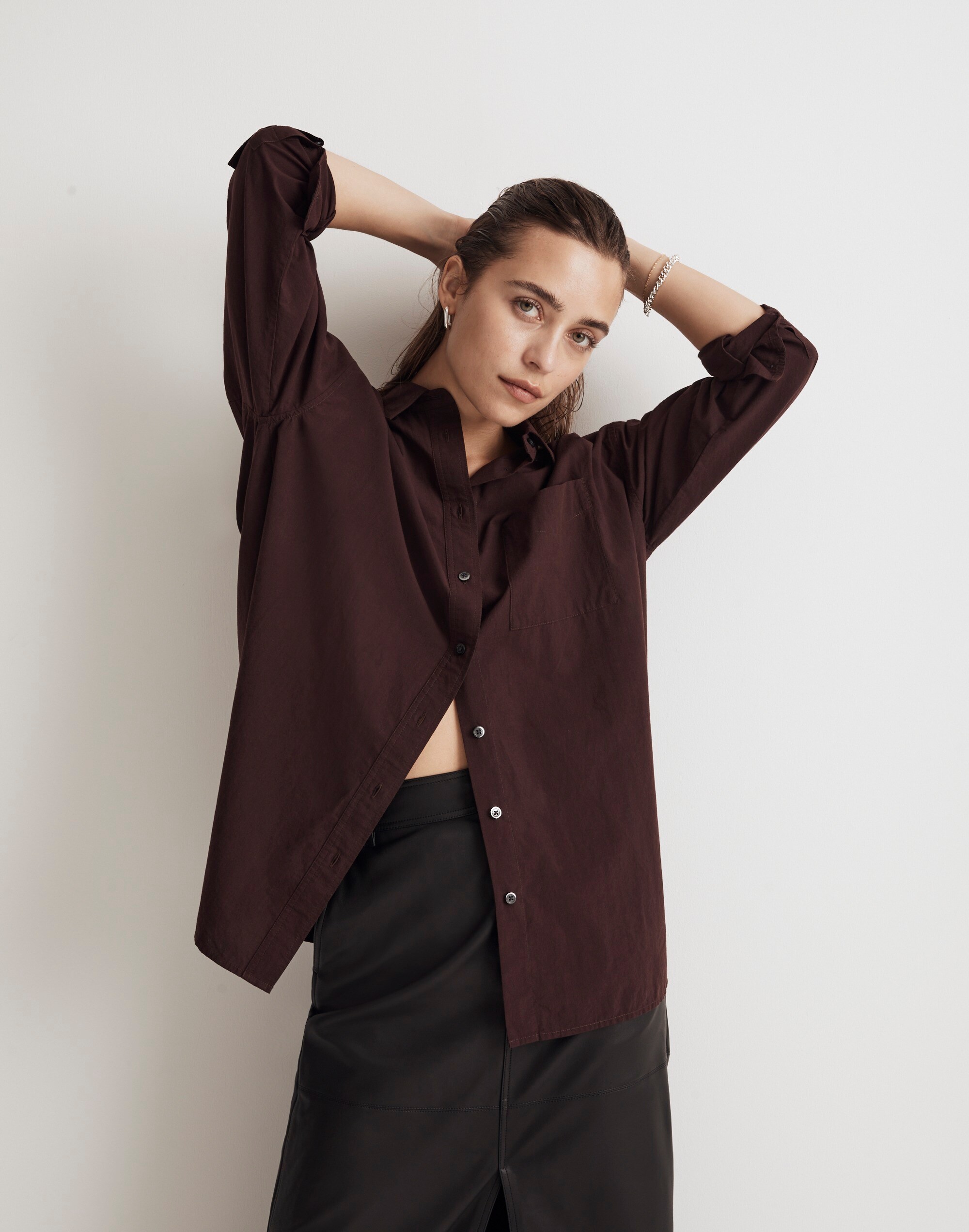 The Signature Poplin Oversized Shirt