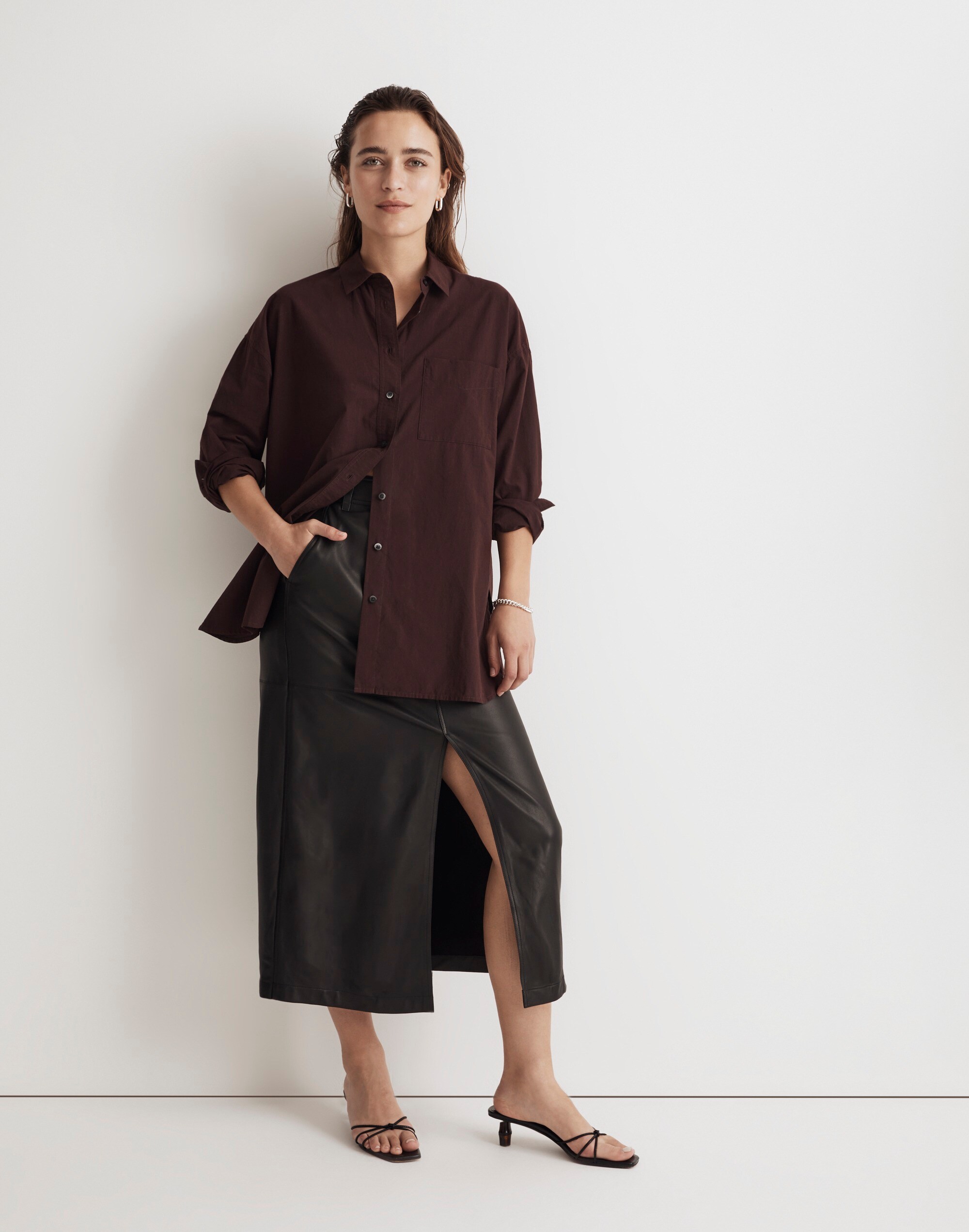 The Signature Poplin Oversized Shirt