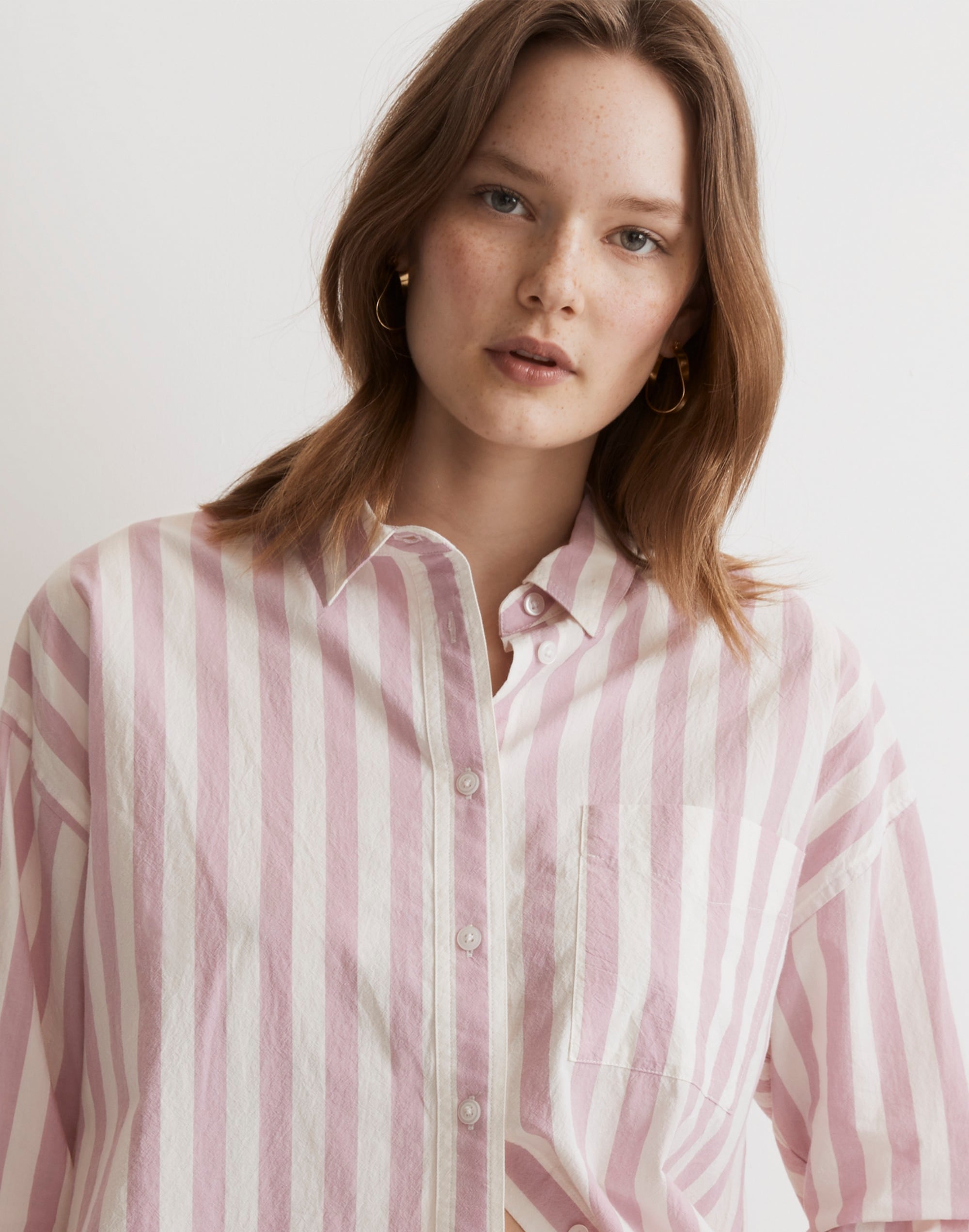 Signature Poplin Oversized Shirt
