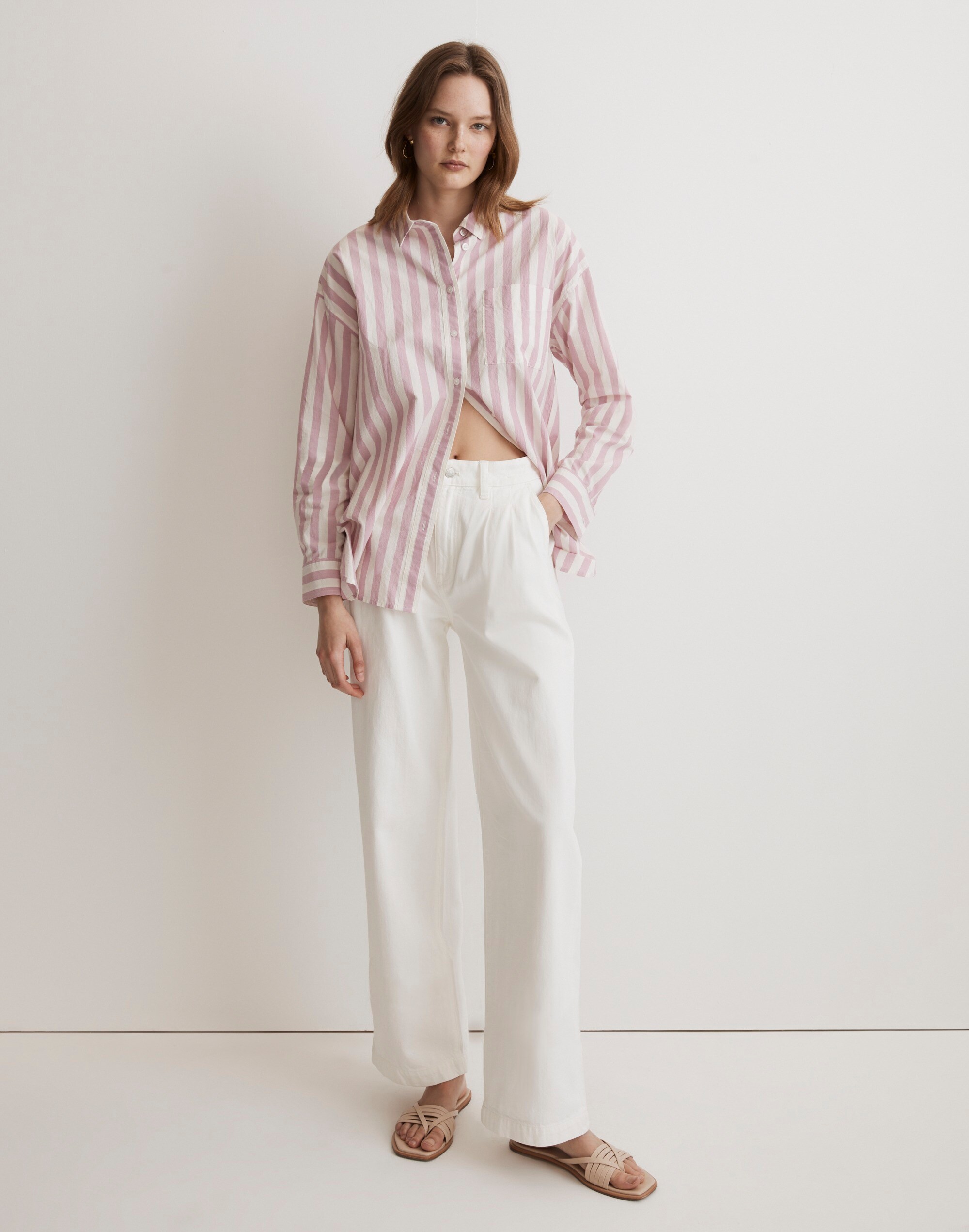 Signature Poplin Oversized Shirt