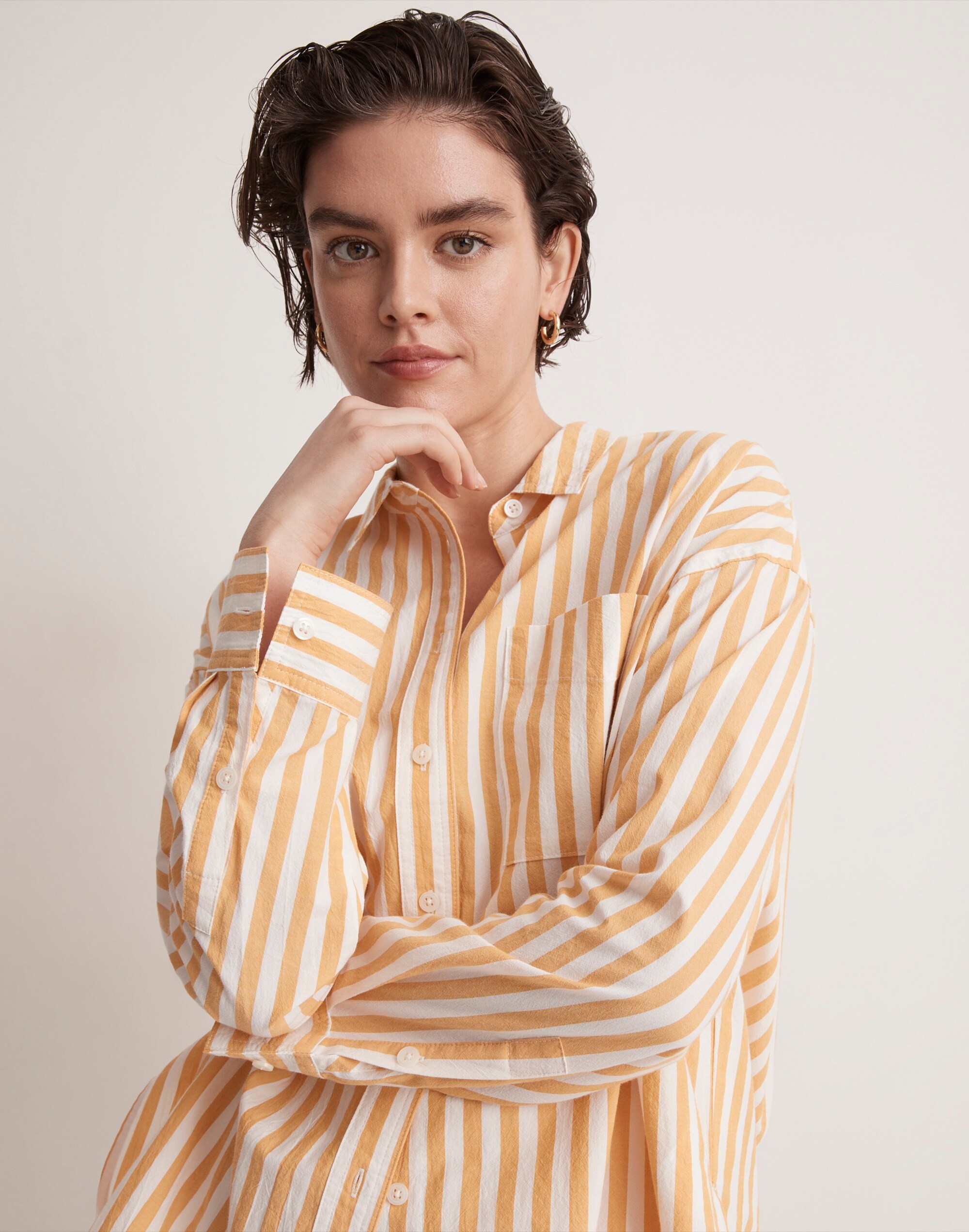 Signature Poplin Oversized Shirt
