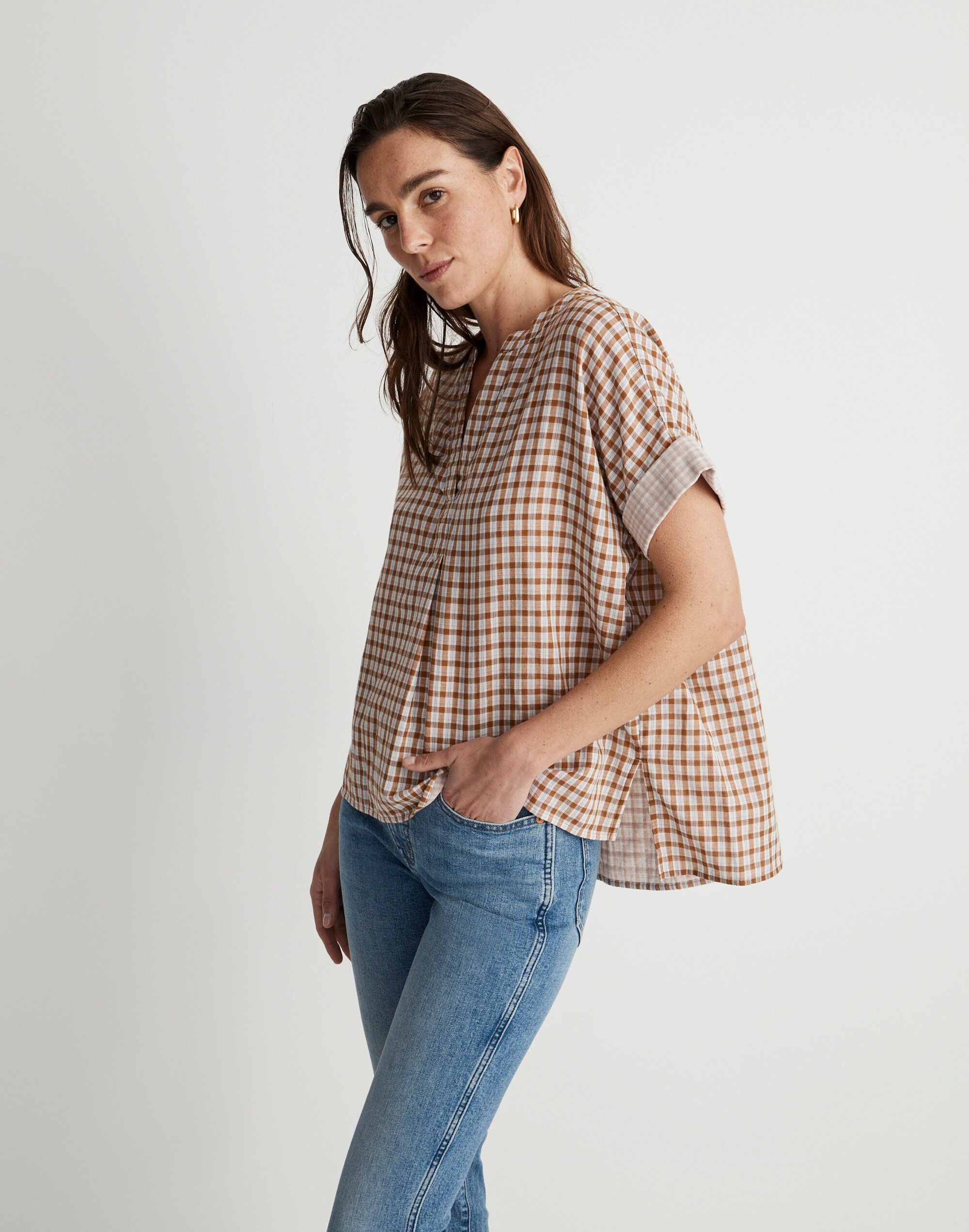 Double-Faced Lakeline Popover Shirt | Madewell