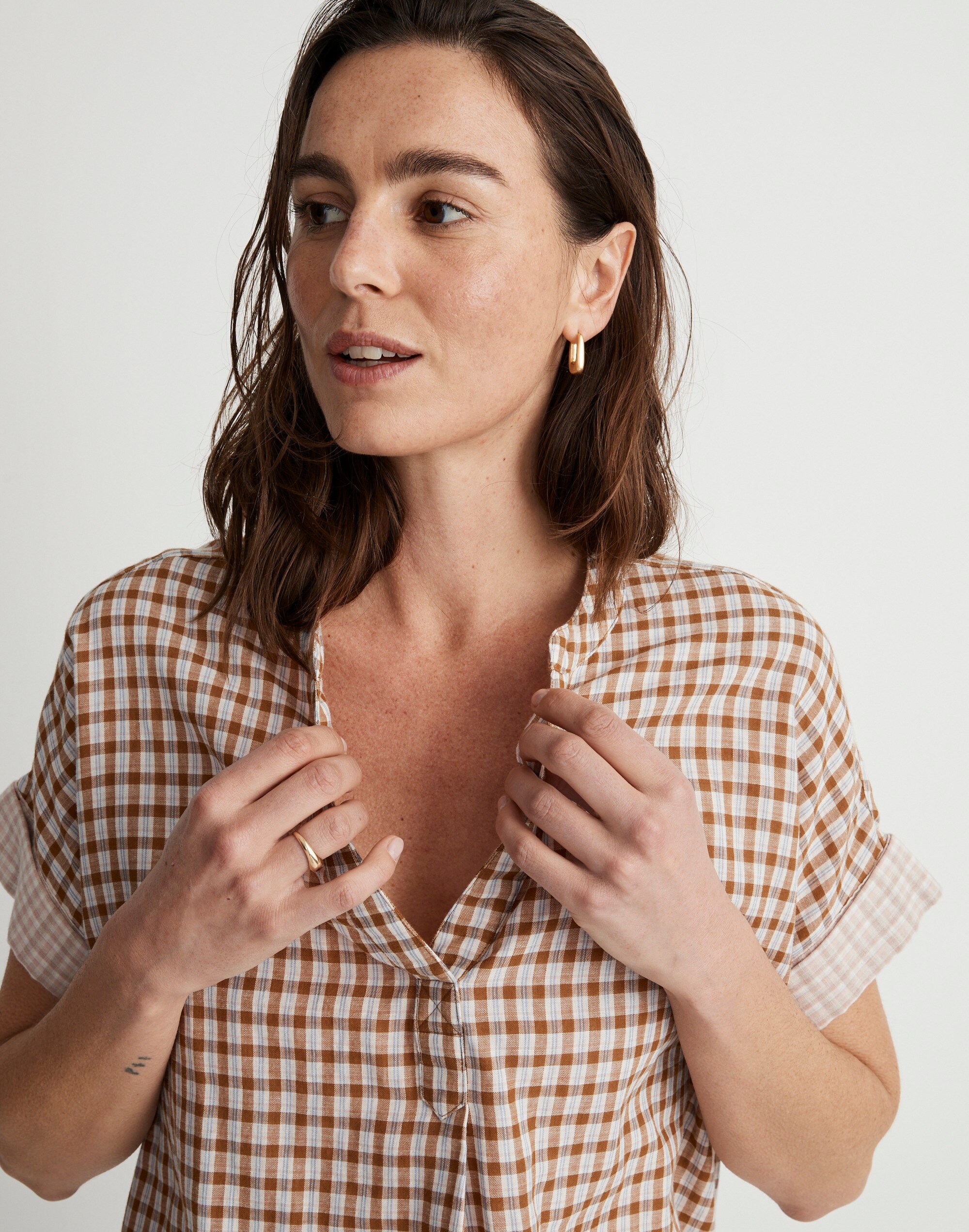 Double-Faced Lakeline Popover Shirt | Madewell
