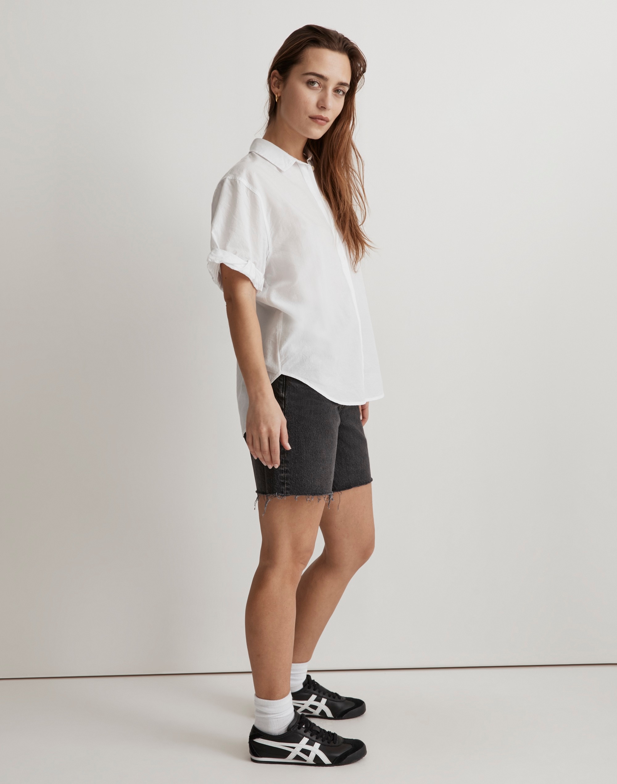 Cotton-Blend Slim Central Shirt