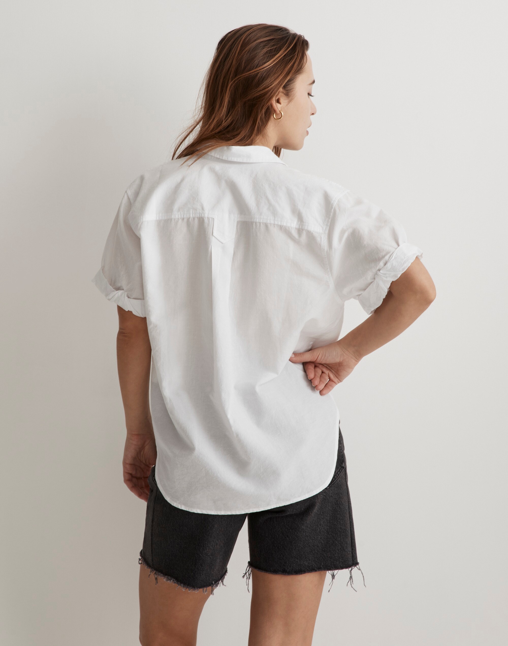 Cotton-Blend Slim Central Shirt