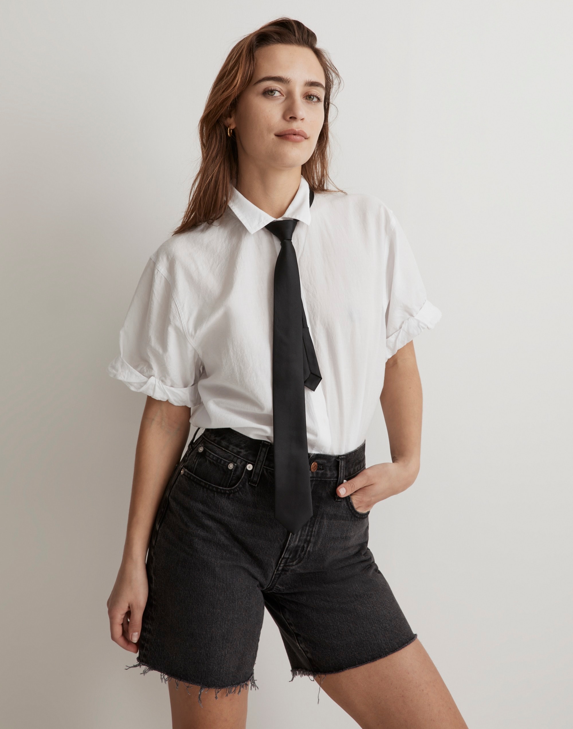 Cotton-Blend Slim Central Shirt