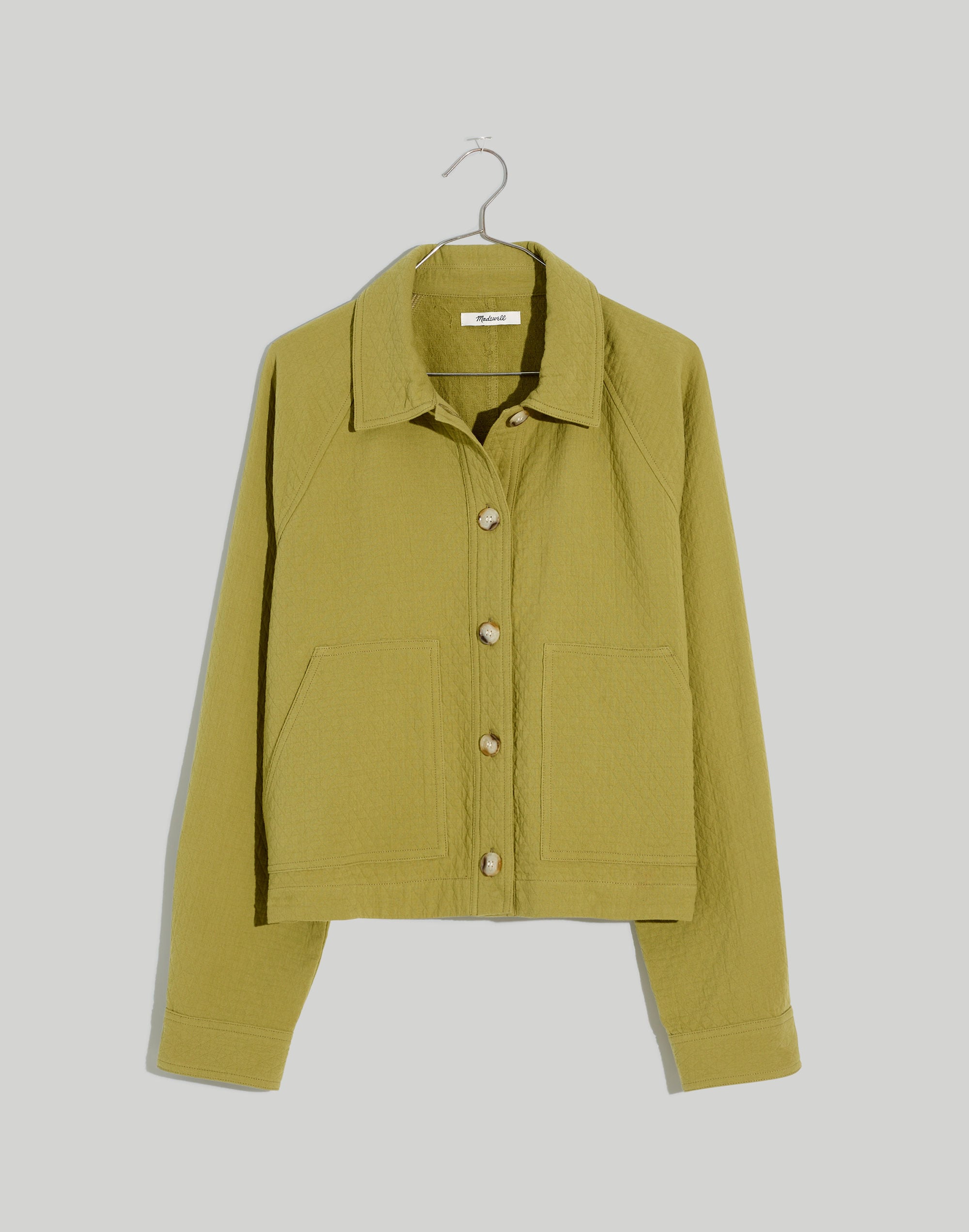 Quilted Crop Shirt-Jacket