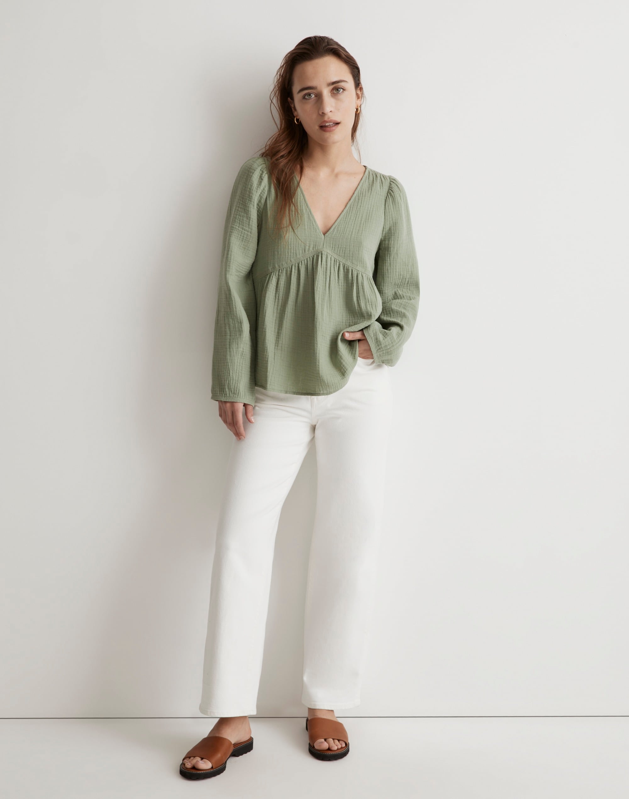 Lightspun Peasant Top