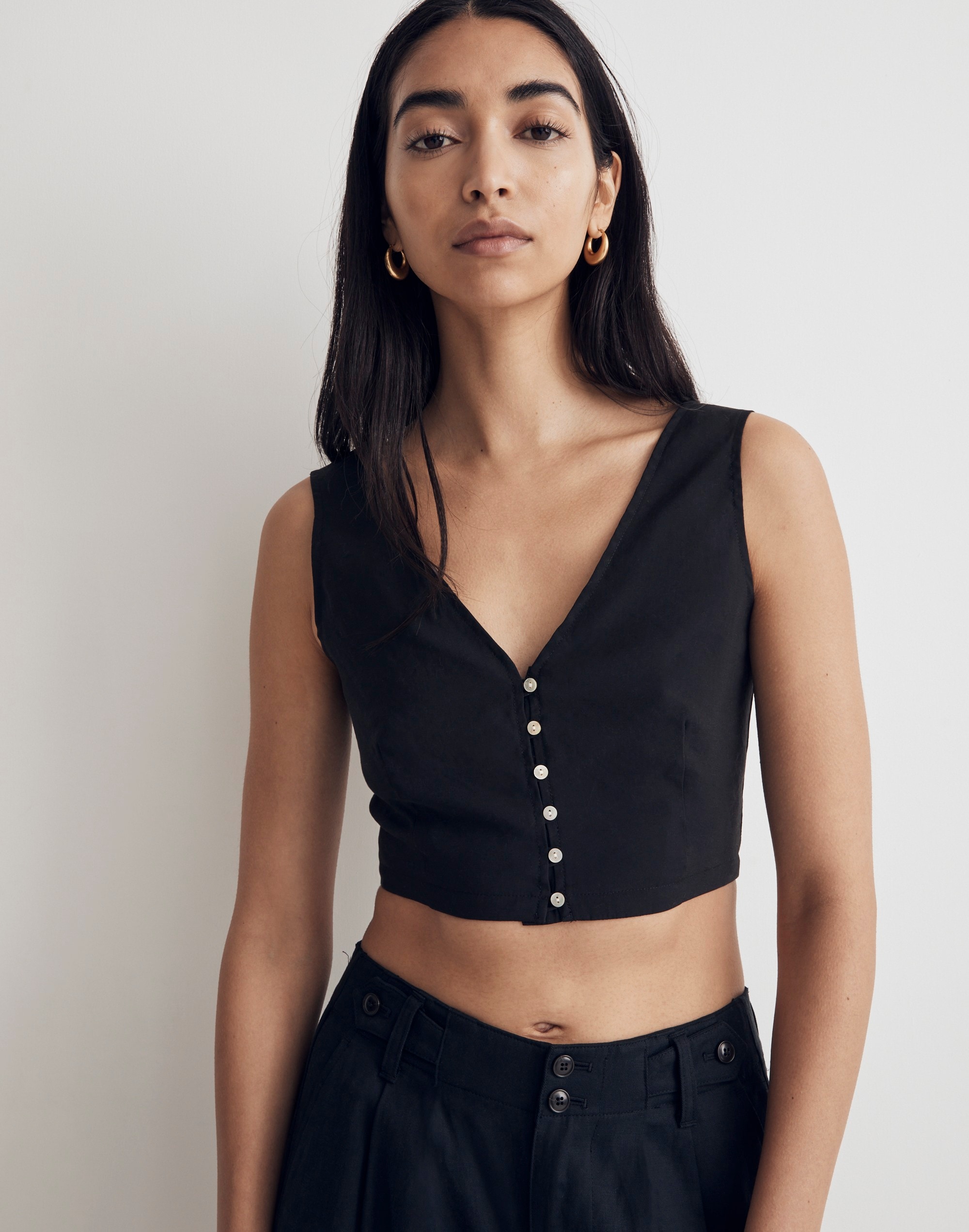 Softdrape Gwen Crop Vest Top