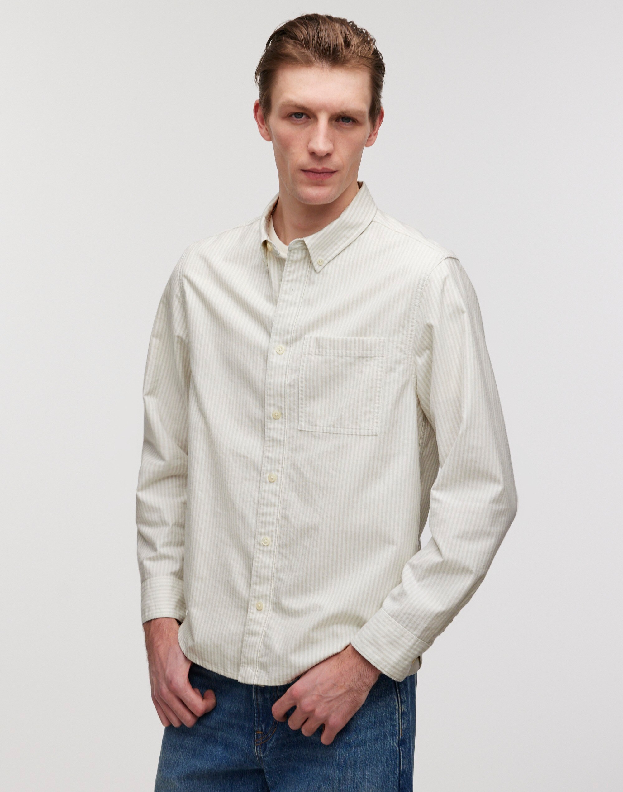 The Vintage-Worn Oxford Shirt