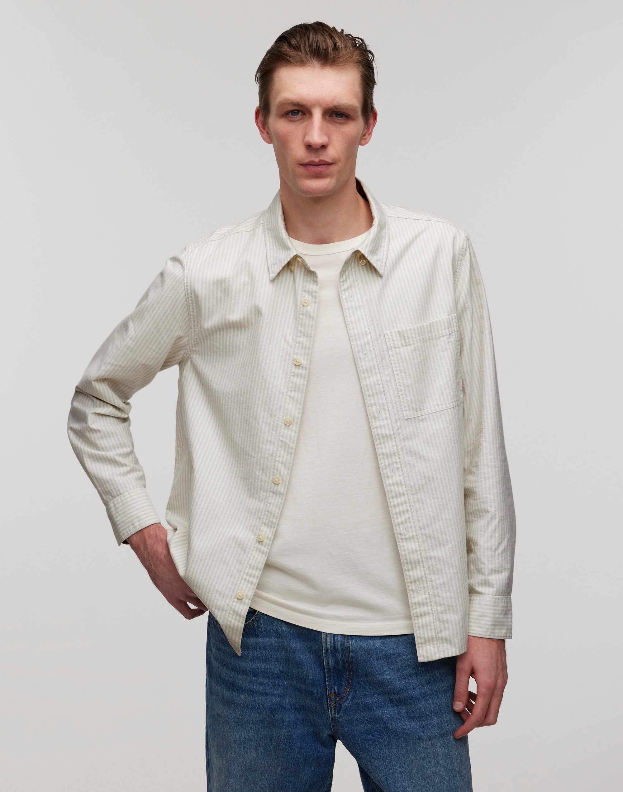 The Vintage-Worn Oxford Shirt