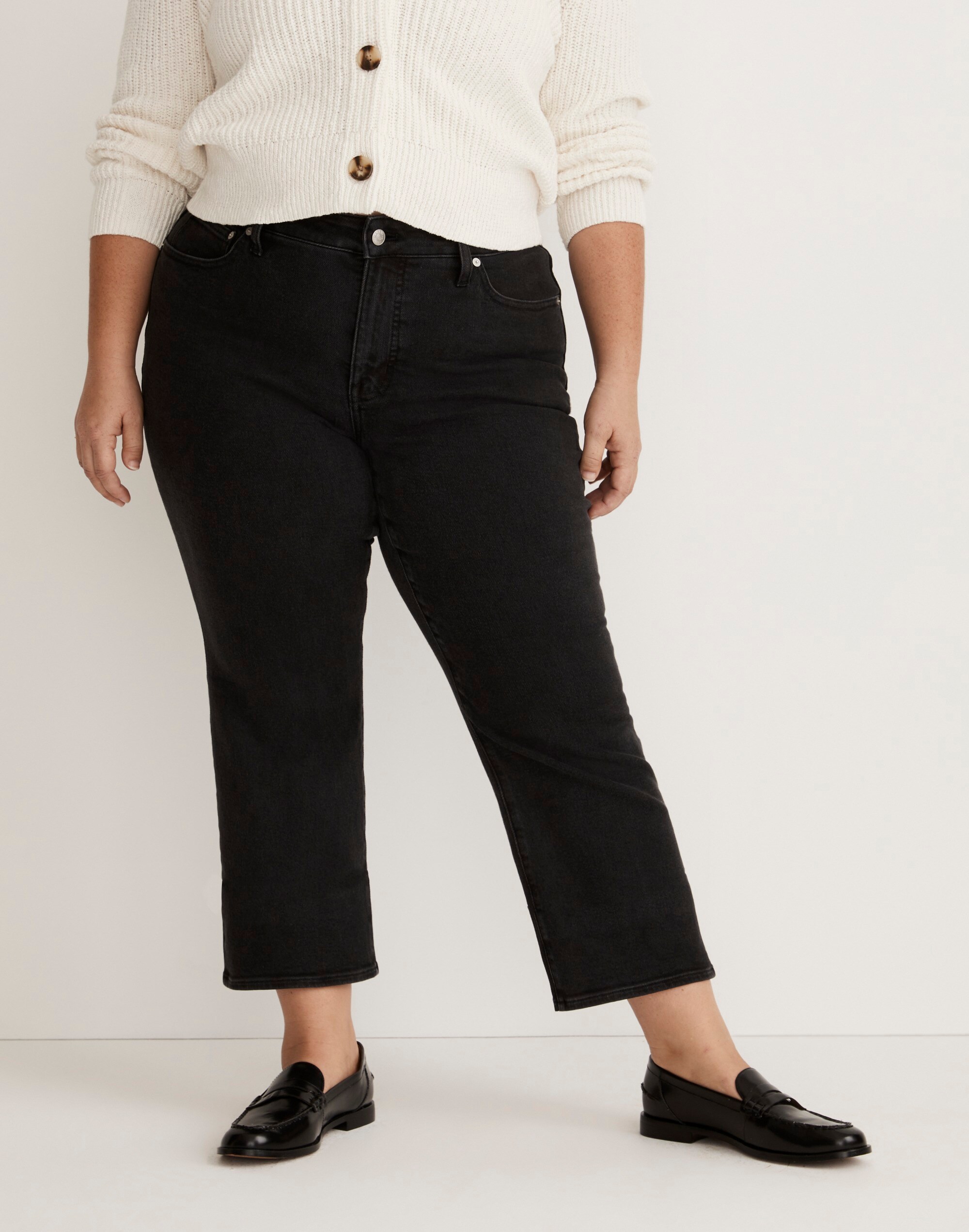 Plus Kick Out Crop Jeans