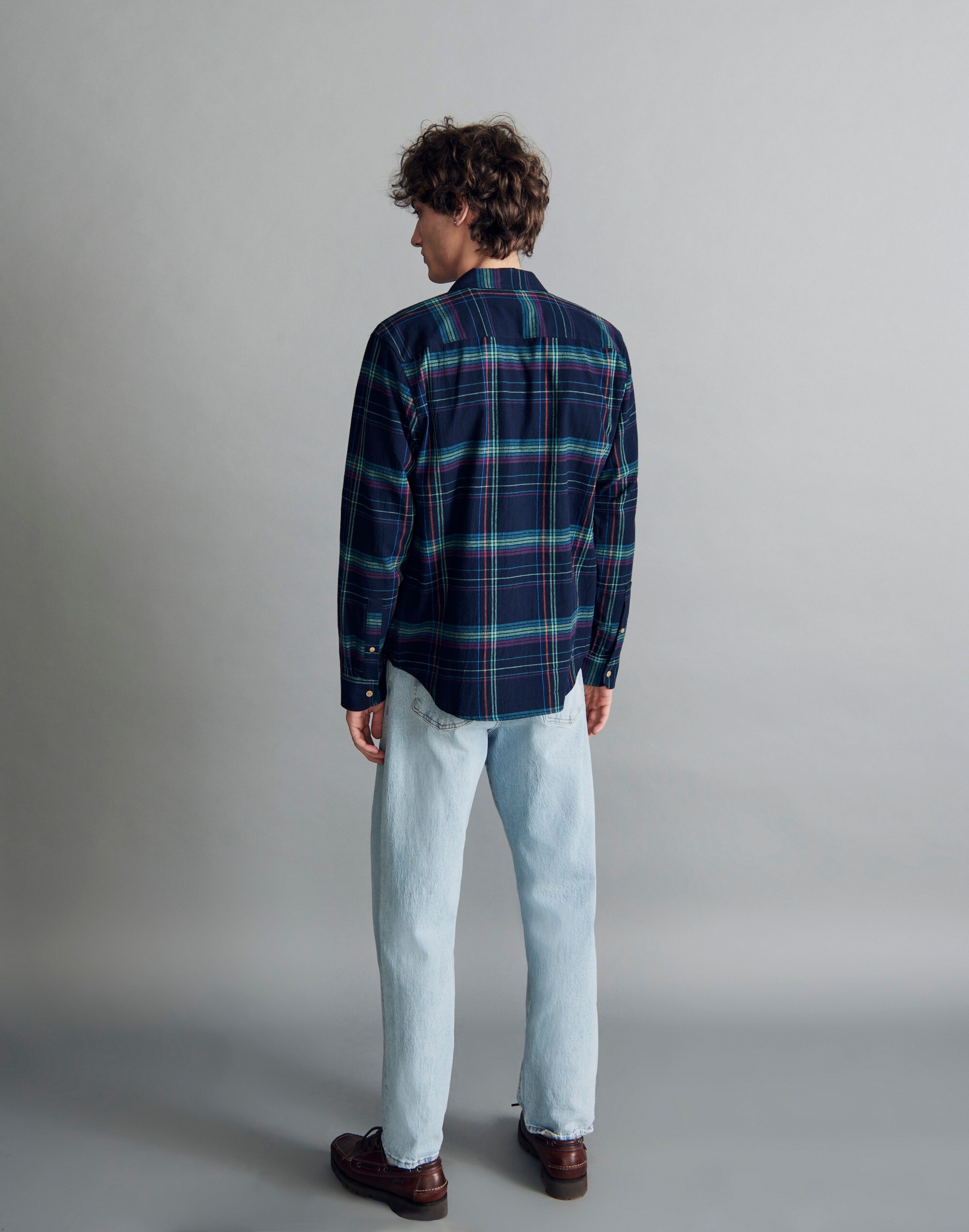 Crinkle Cotton Perfect Long-Sleeve Shirt