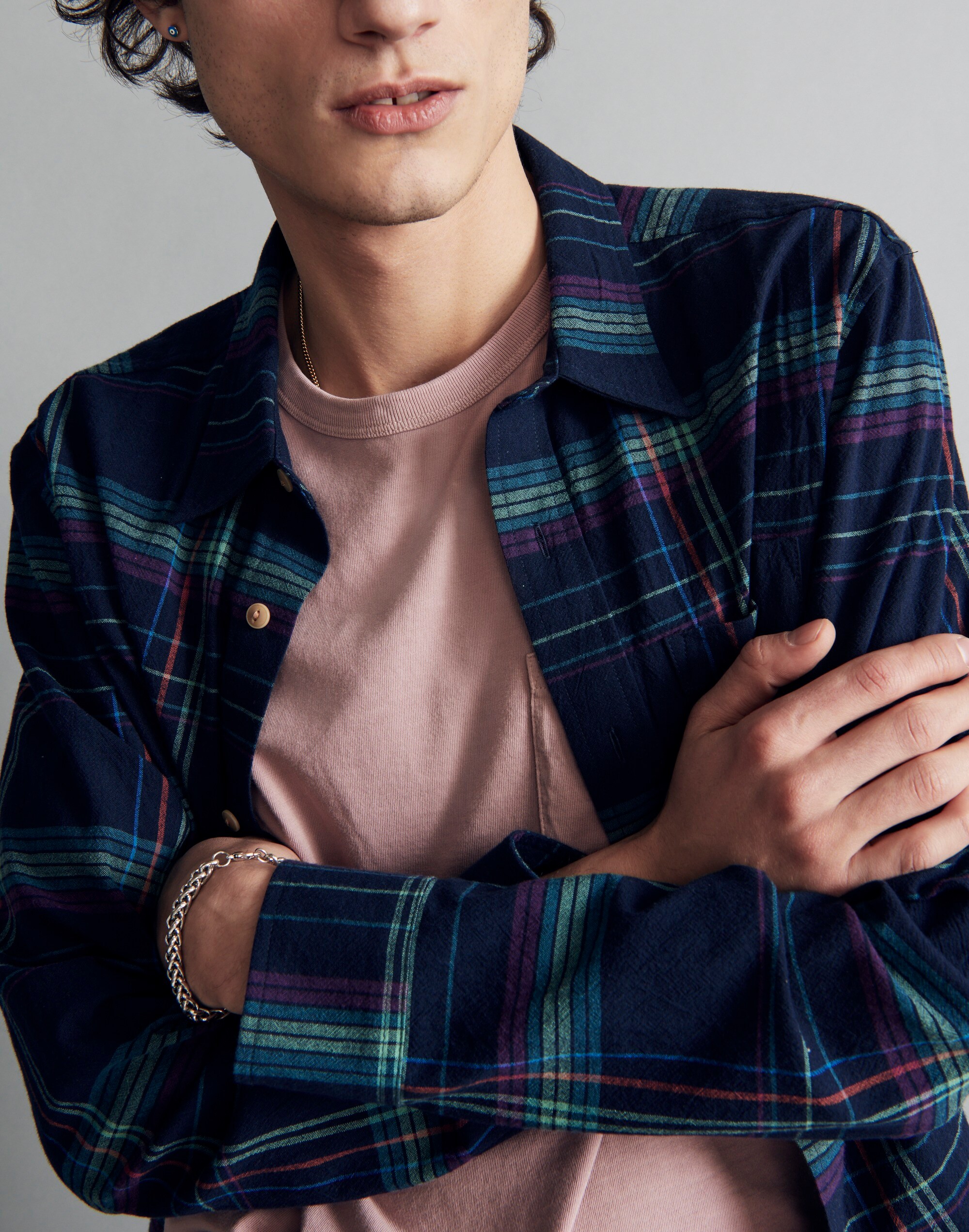 Crinkle Cotton Perfect Long-Sleeve Shirt