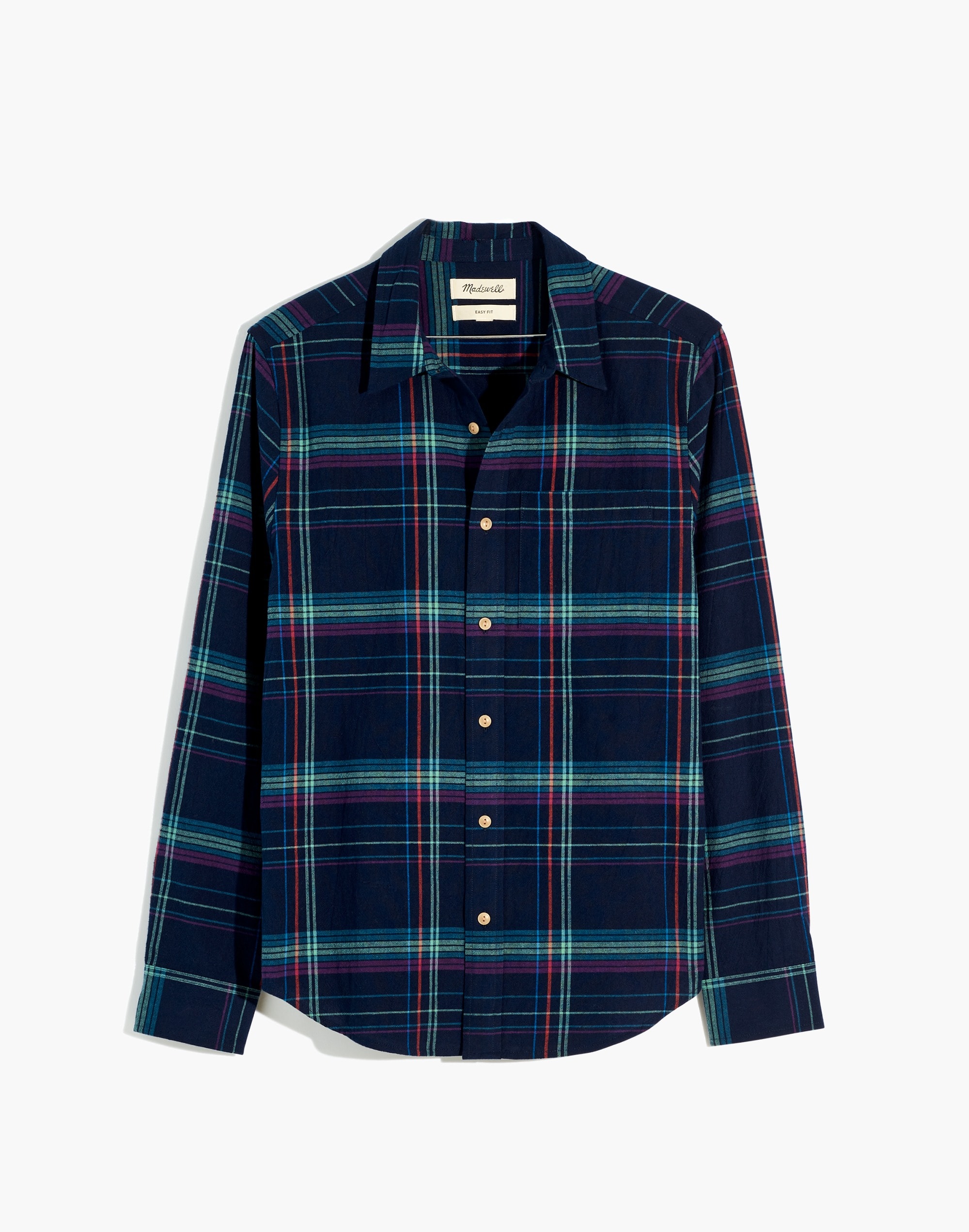 Crinkle Cotton Perfect Long-Sleeve Shirt