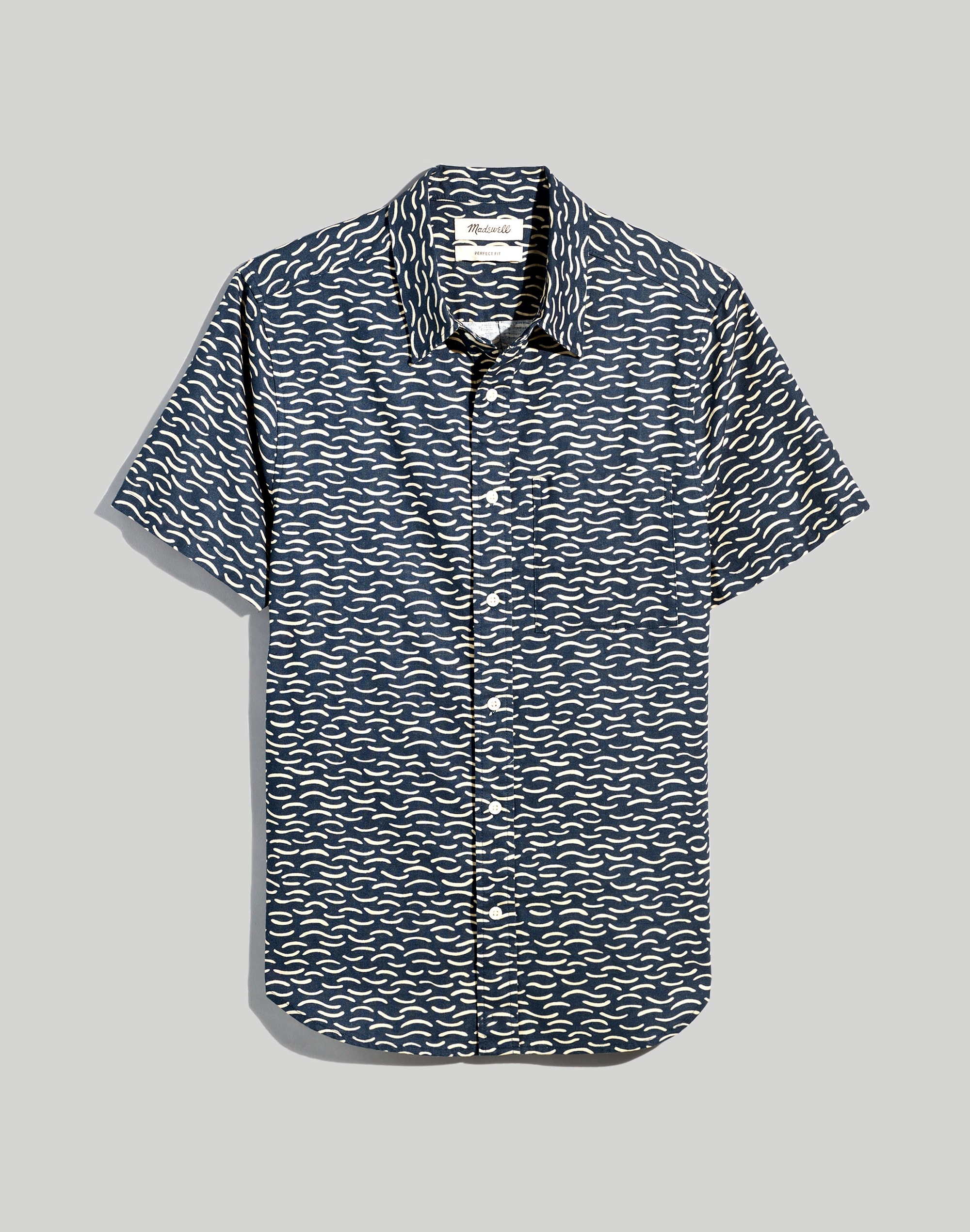 Hemp-Cotton Perfect Short-Sleeve Shirt
