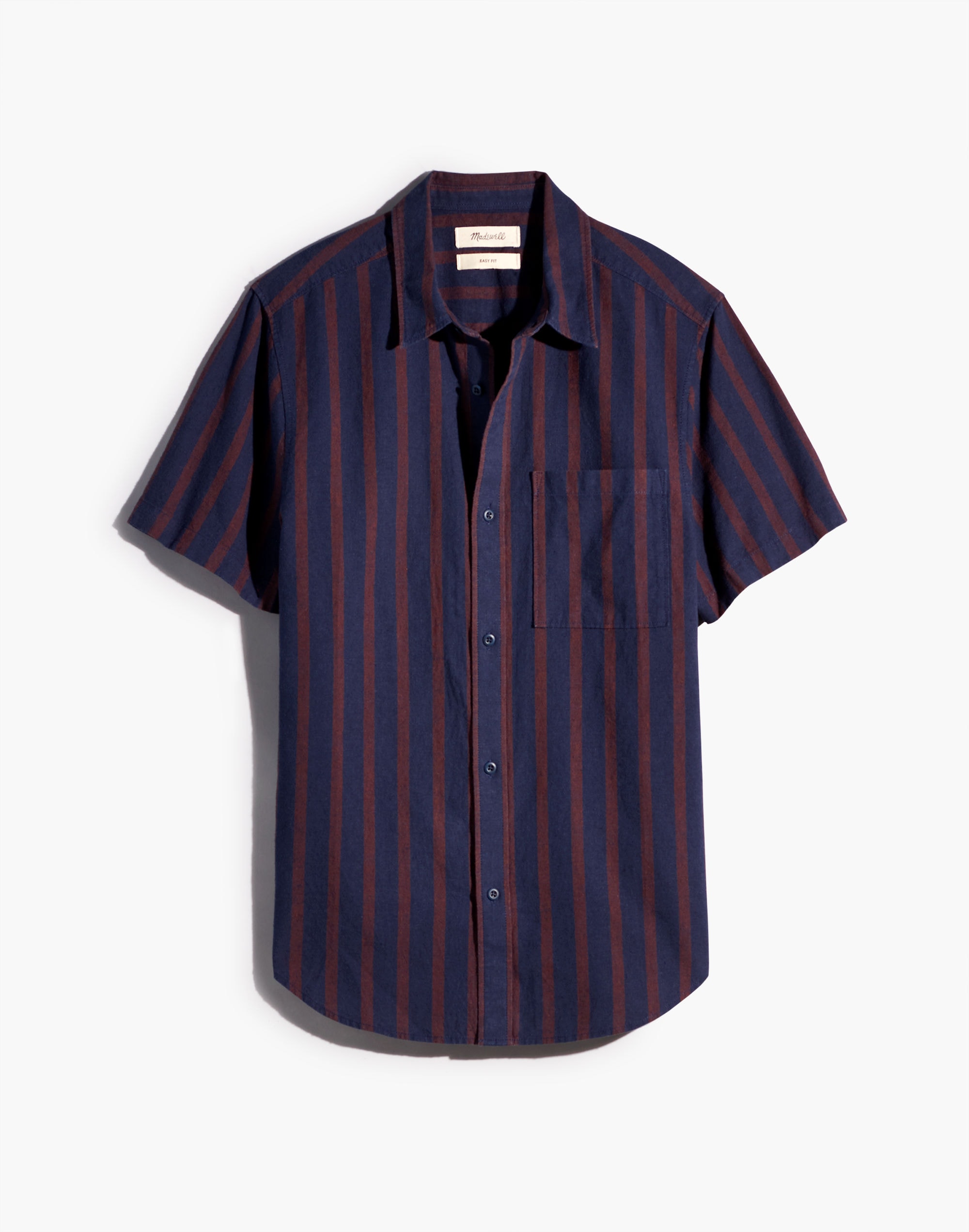 Hemp-Cotton Easy Short-Sleeve Shirt