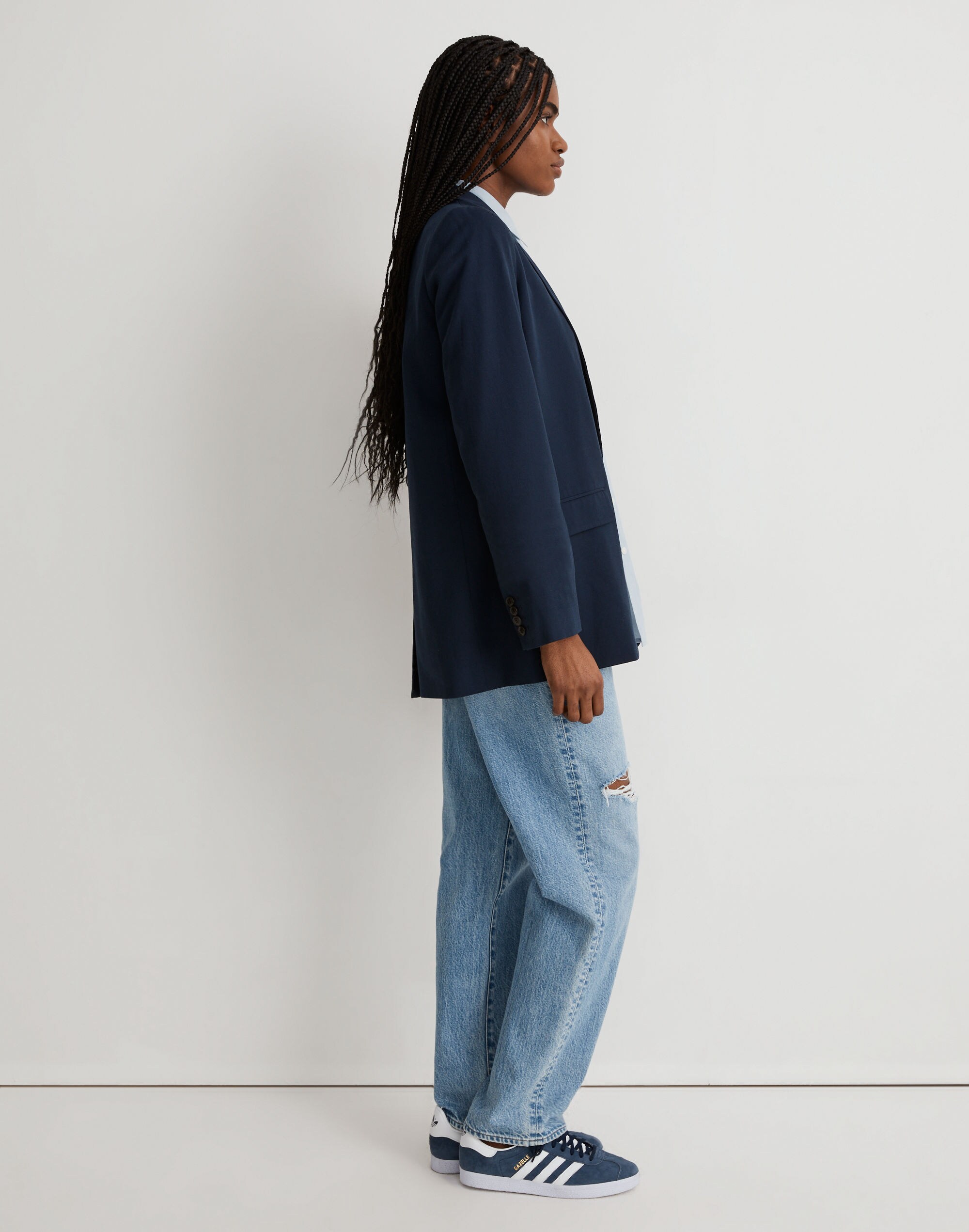 The Larsen Blazer in Drapeweave in null image 2