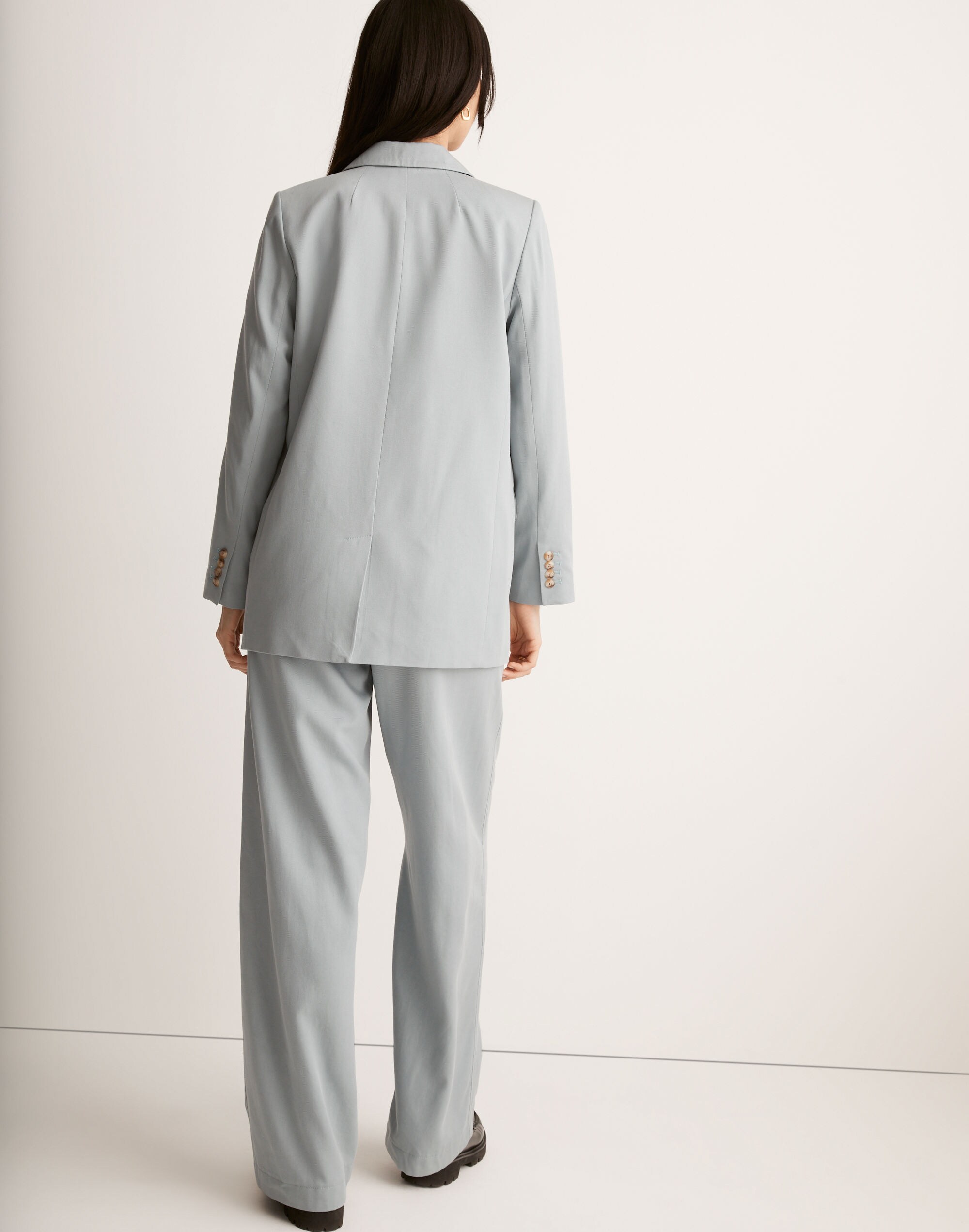 The Petite Larsen Blazer in Drapeweave