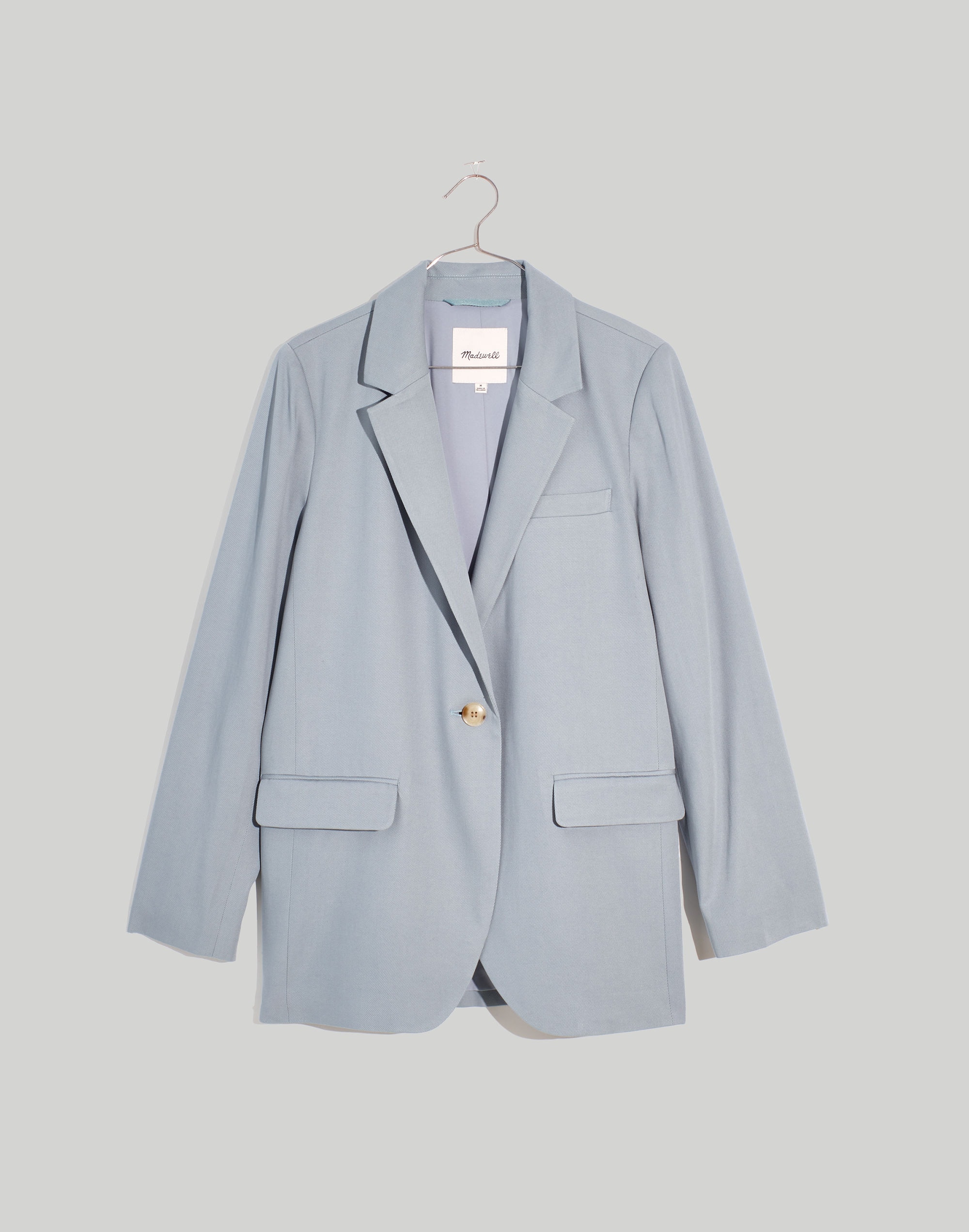 The Petite Larsen Blazer in Drapeweave