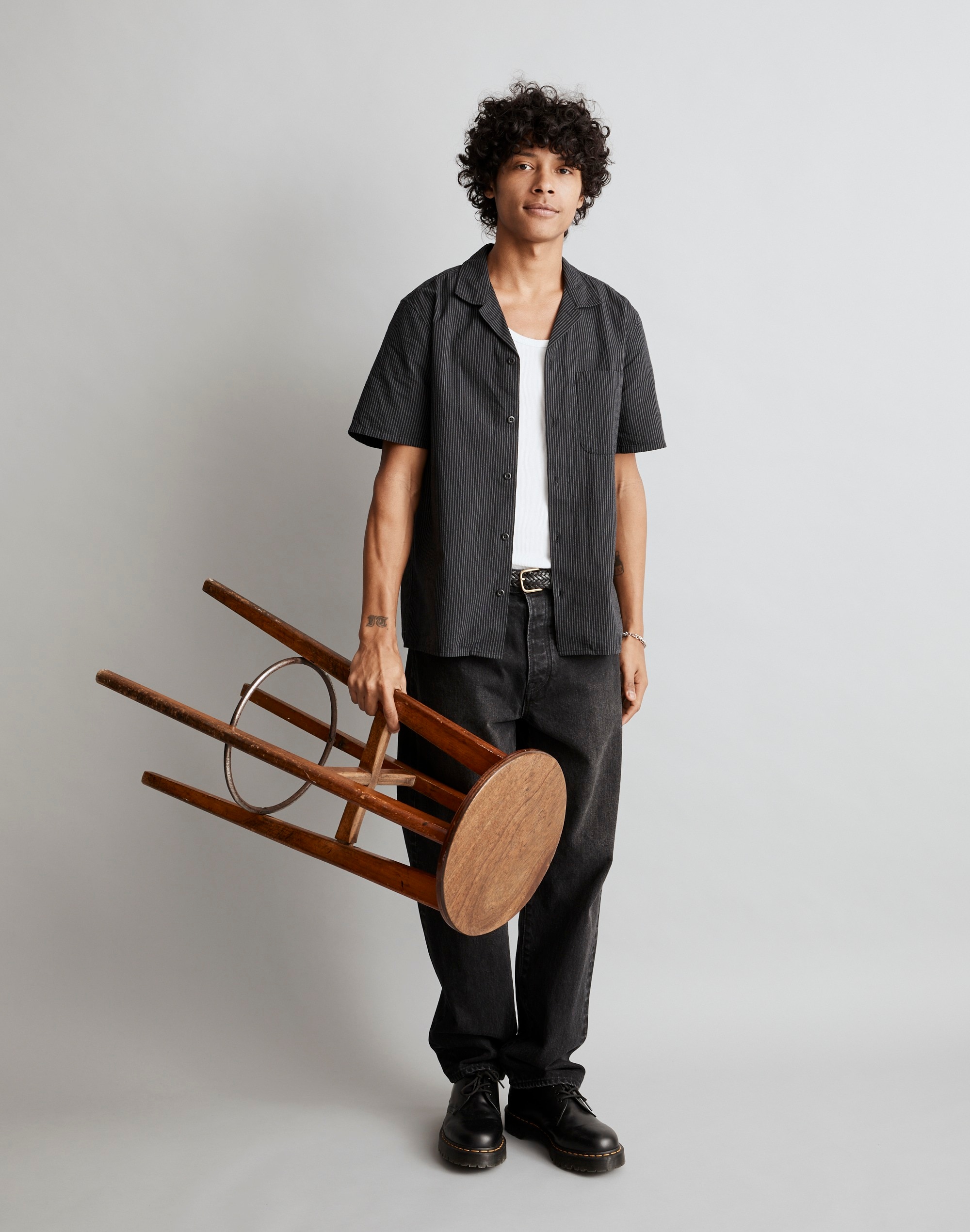 Seersucker Easy Short-Sleeve Shirt Alternate Image 1