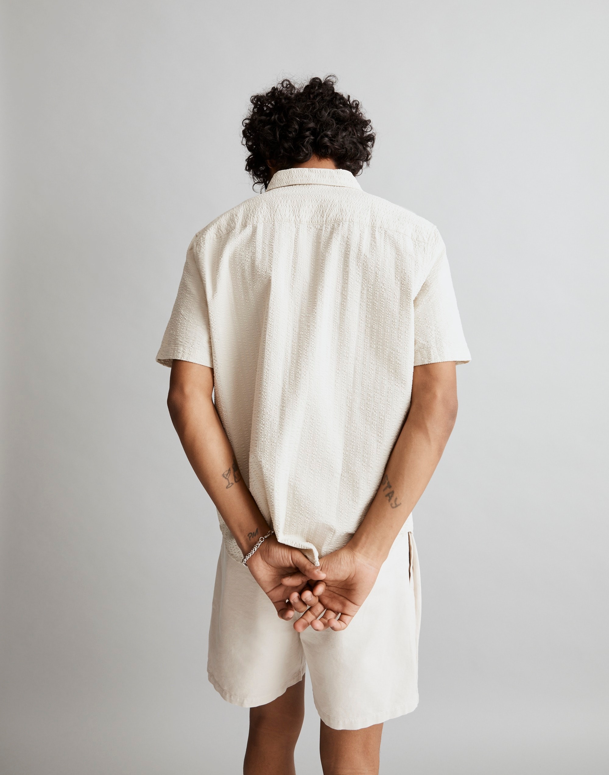 Seersucker Easy Short-Sleeve Shirt