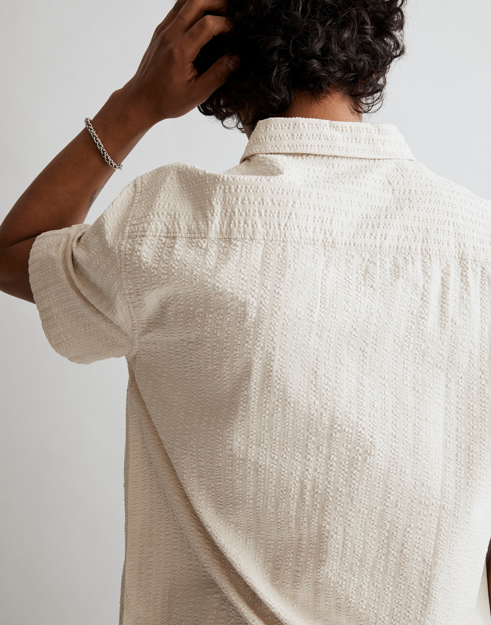 Seersucker Easy Short-Sleeve Shirt