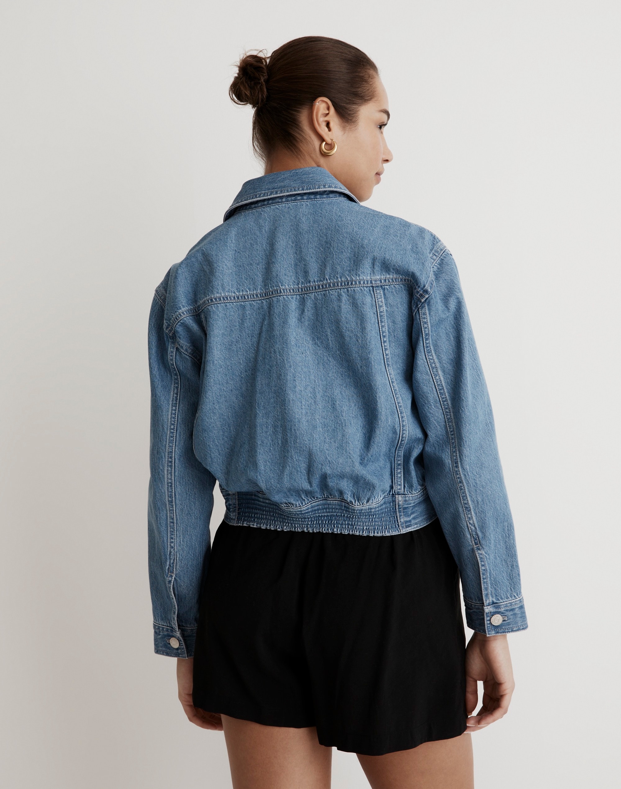 Crop Jean Jacket in Dursett Wash