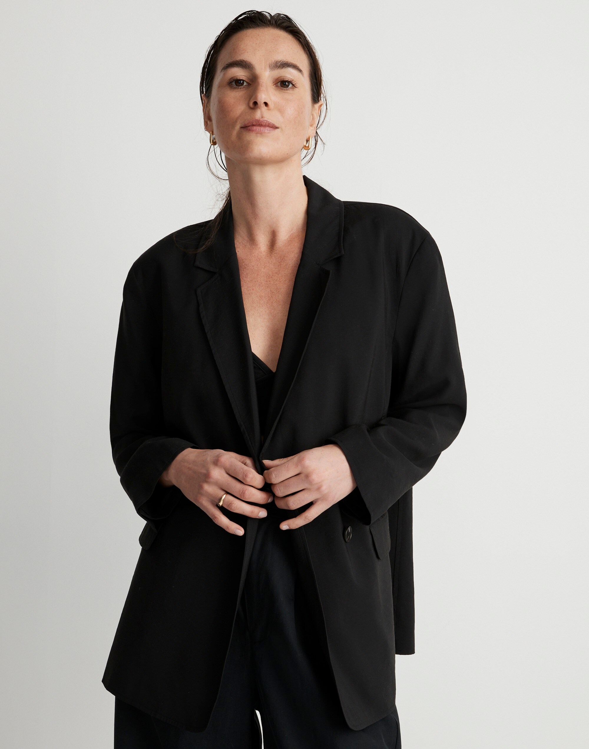 The Relaxed Blazer in Softdrape