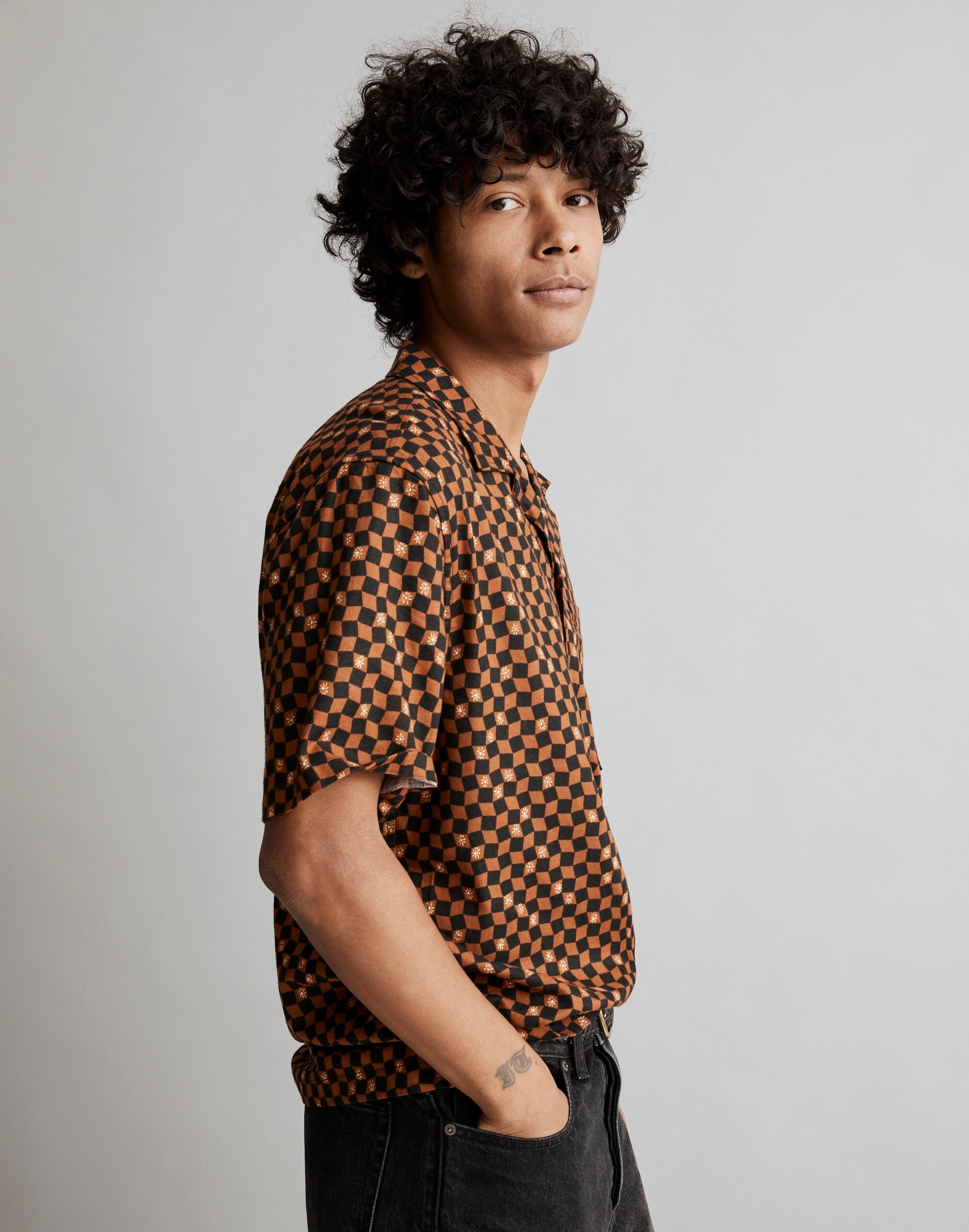 Boxy Short-Sleeve Shirt