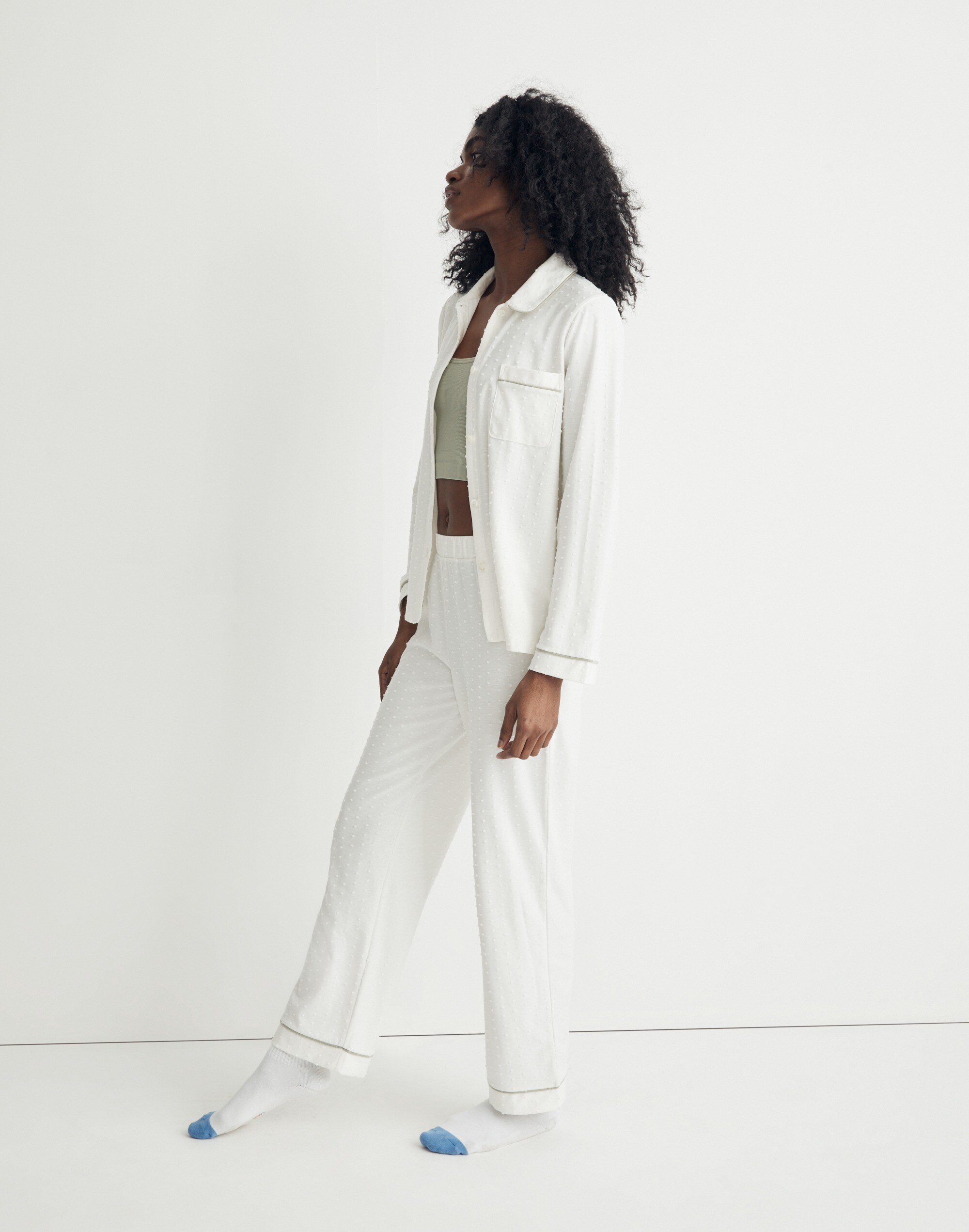 Swiss Dot Pajama Set