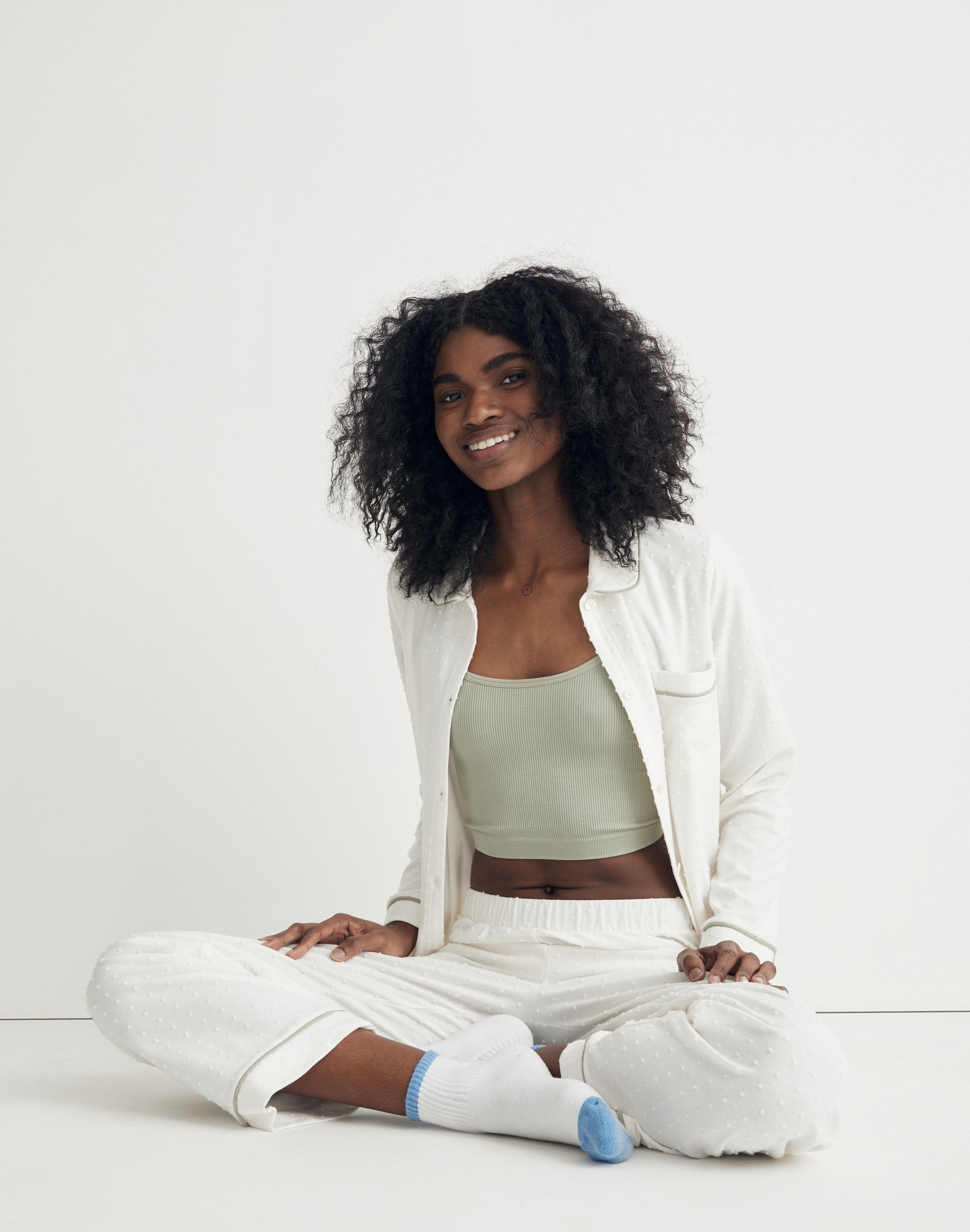 Swiss Dot Pajama Set