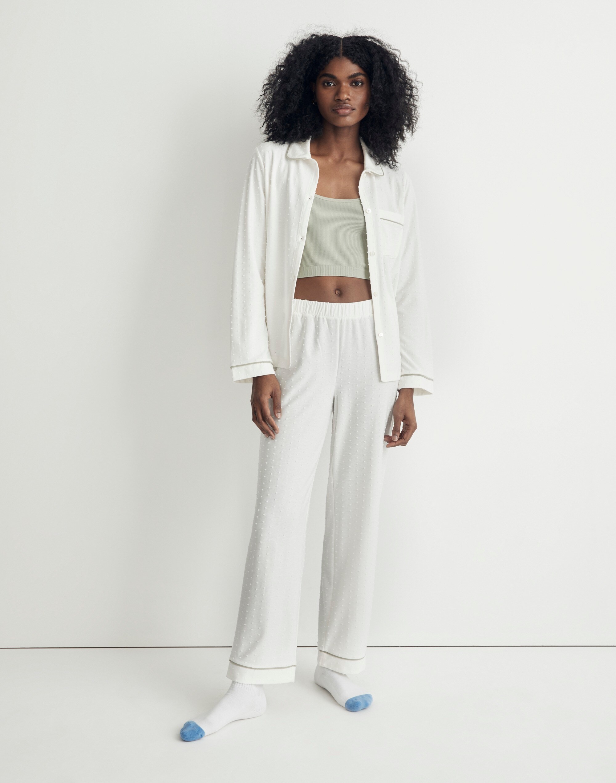 Swiss Dot Pajama Set