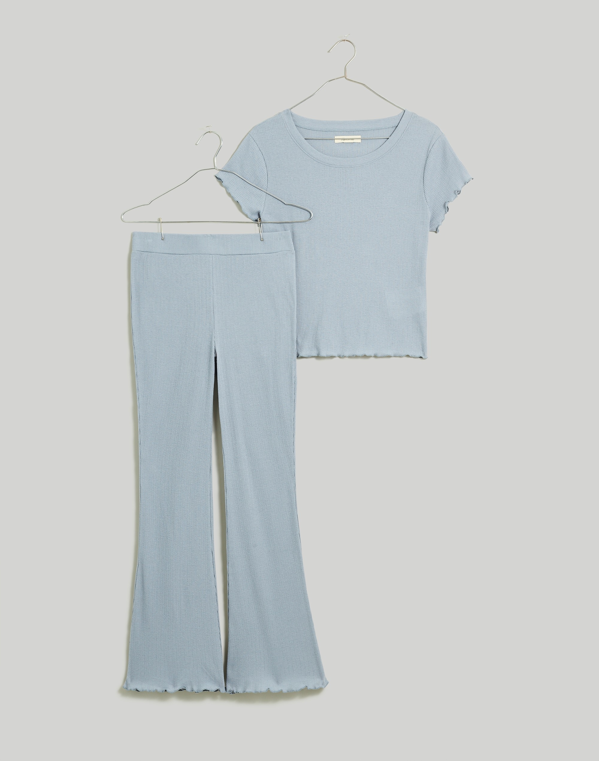 Pointelle Baby Tee Pajama Set