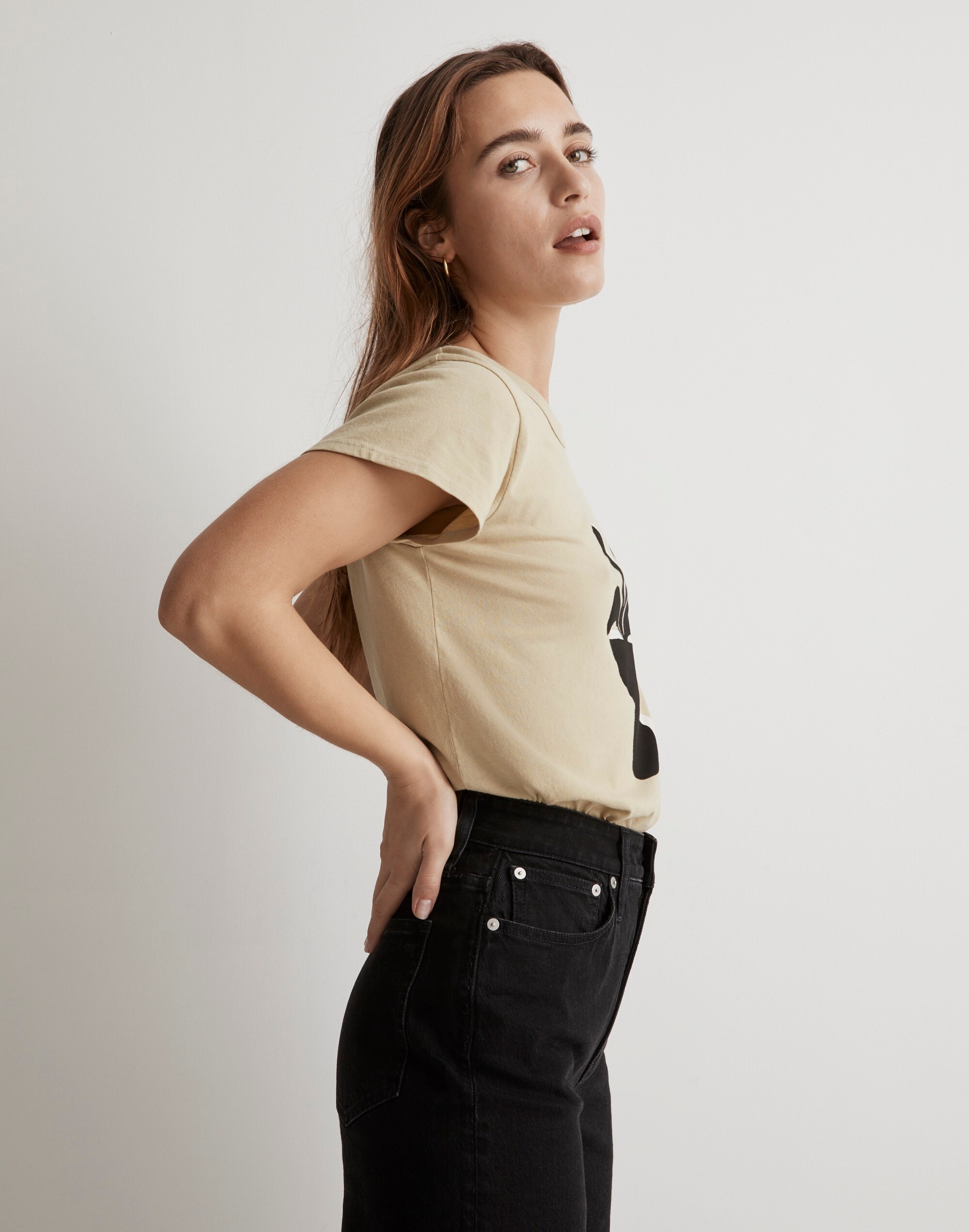 Madewell x Kate Roebuck This Is Softfade Crop Tee