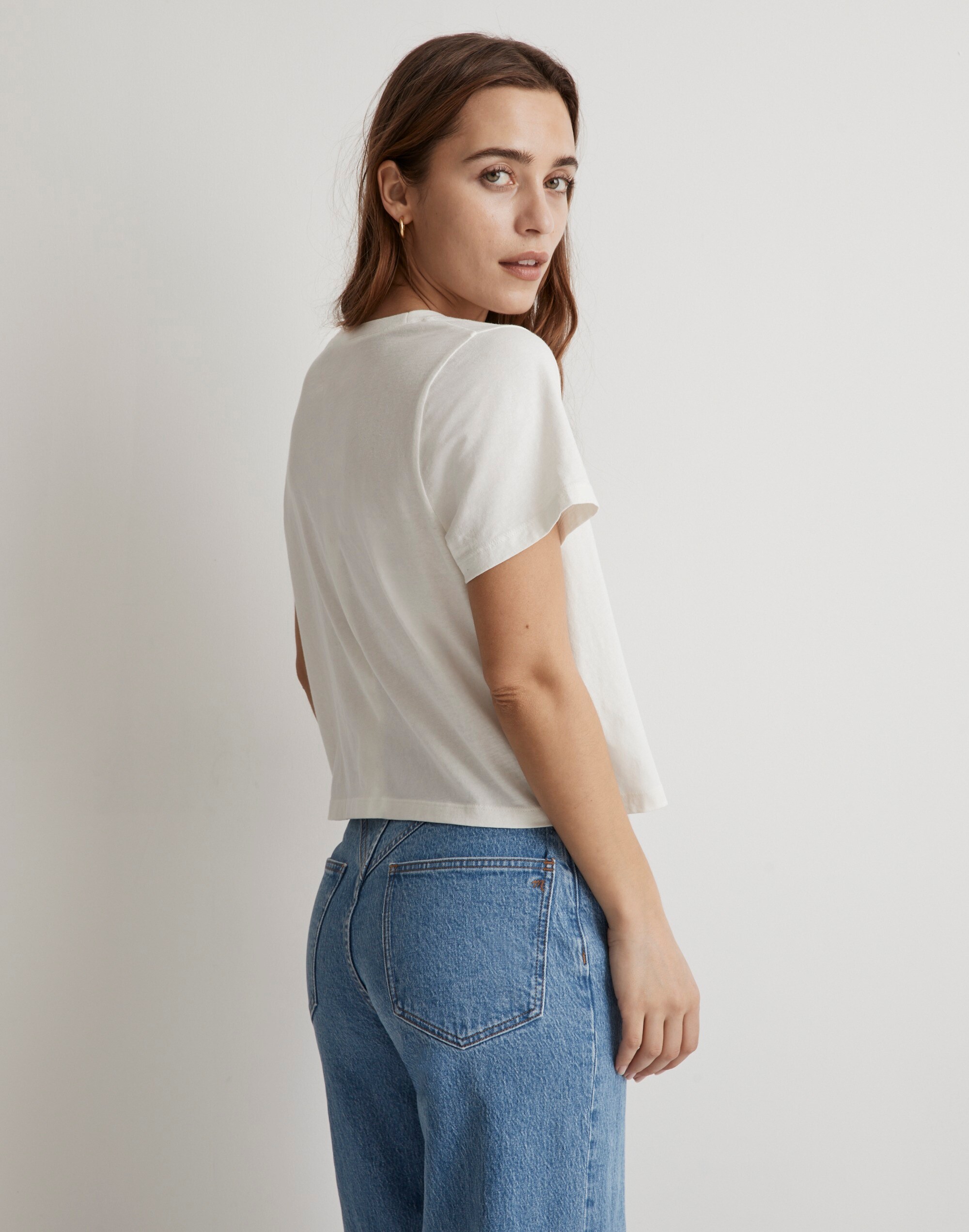 Madewell x Kate Roebuck Echo Graphic Softfade Perfect Vintage Oversized Tee