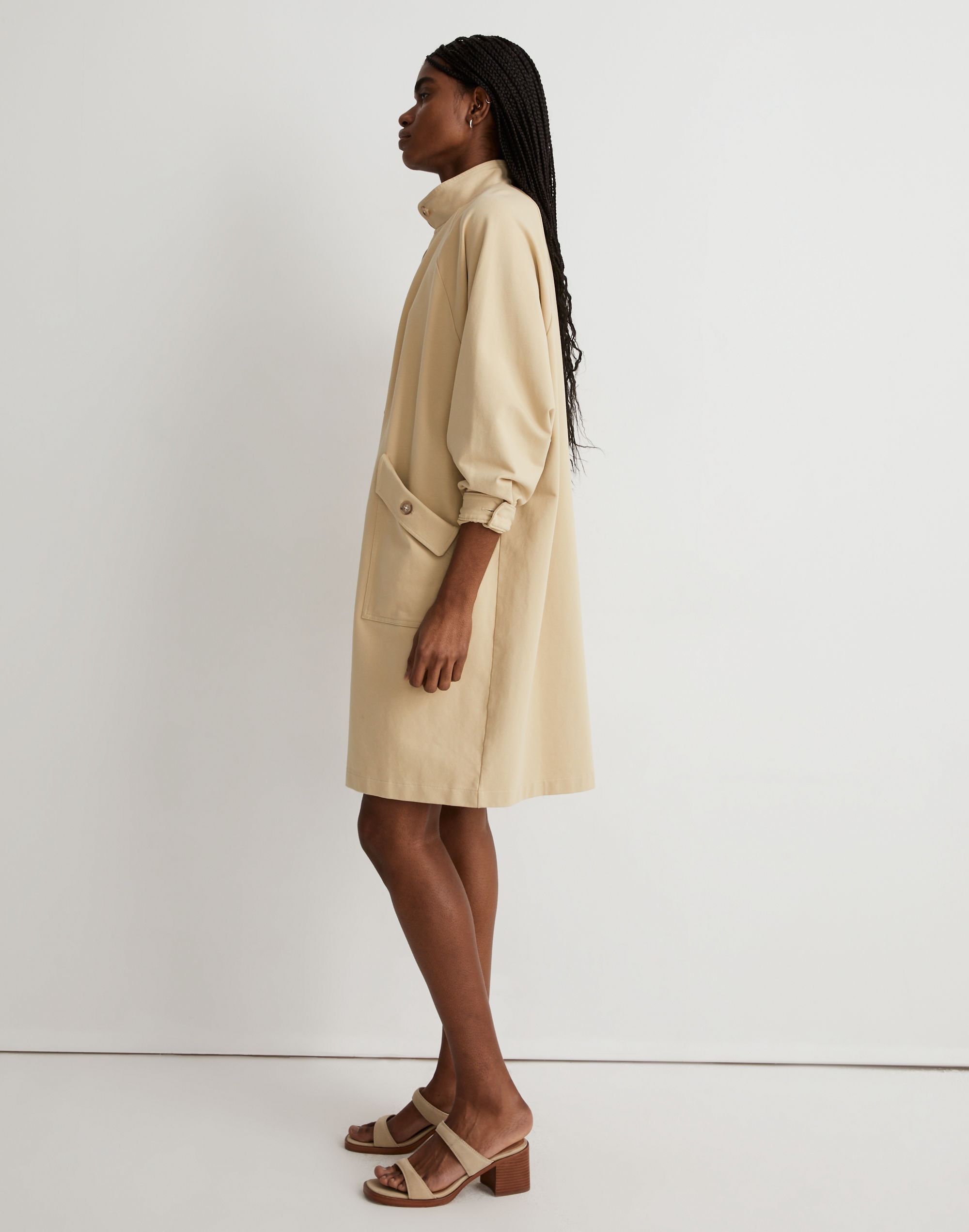 Structured Terry Longline Coat