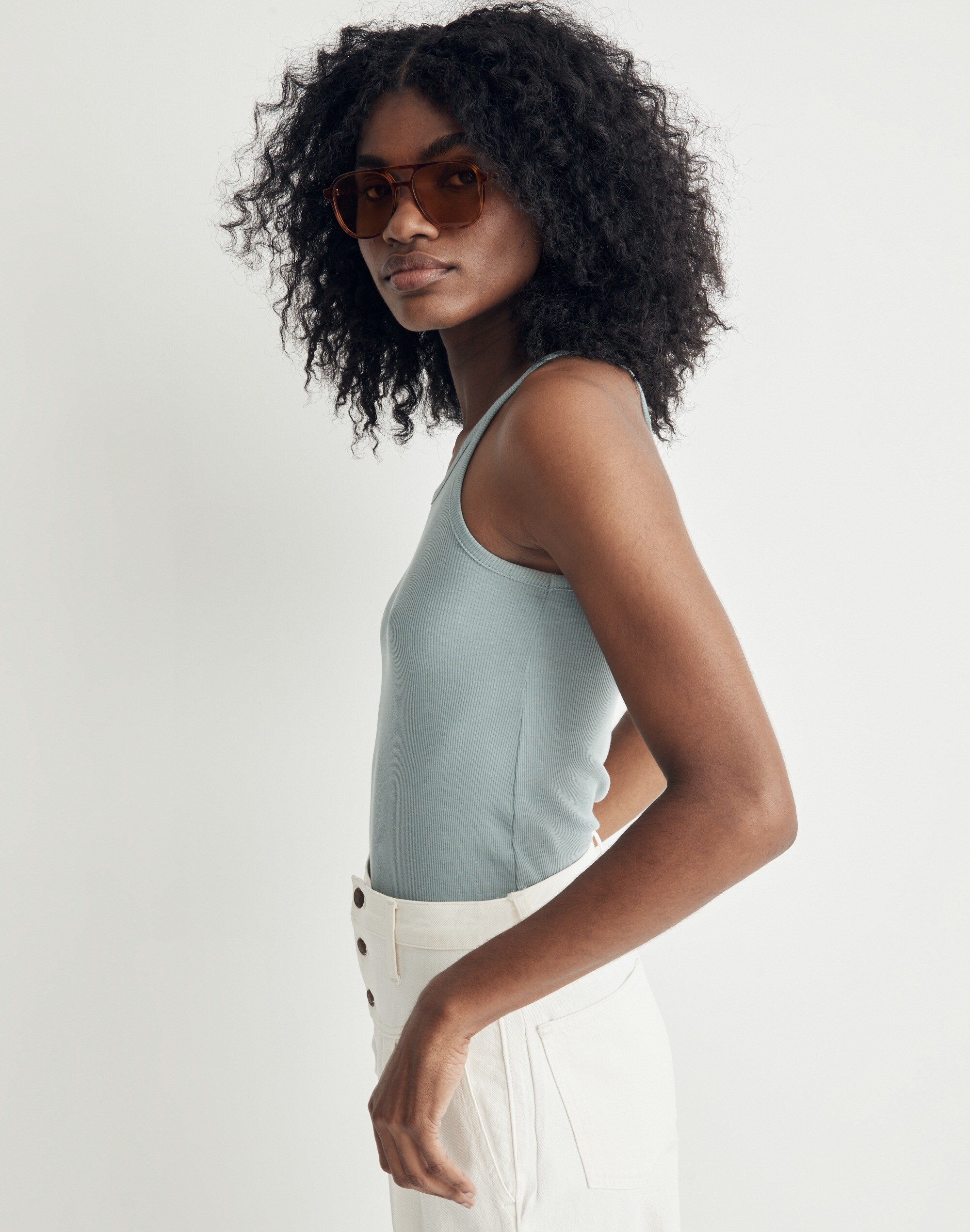 Supima&reg; Rib '90s Tank Alternate Image 1