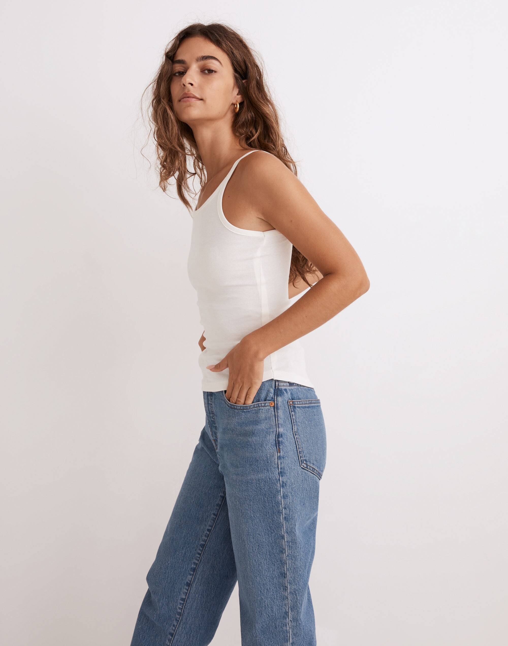 Supima&reg; Rib '90s Tank Alternate Image 1