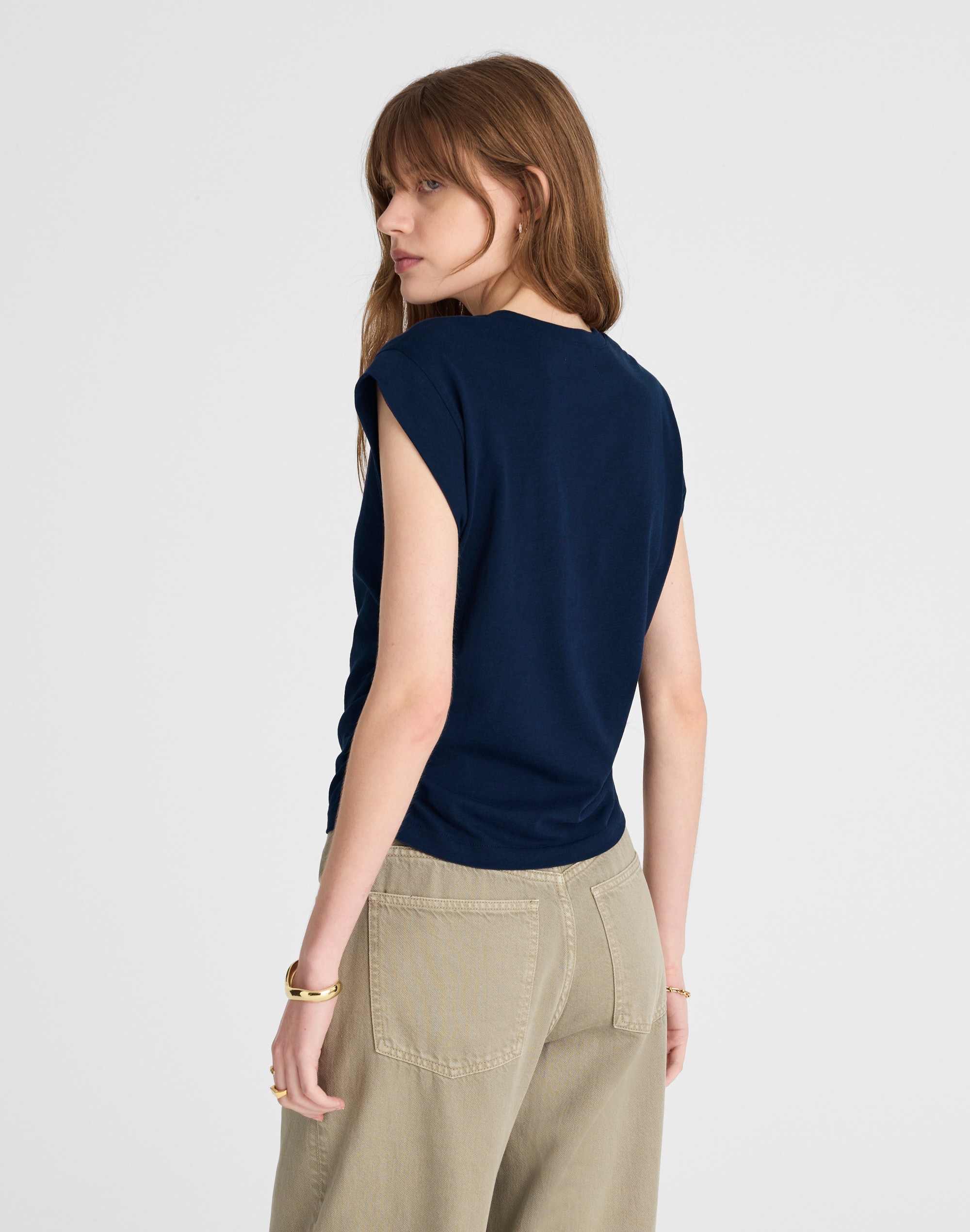 Side-Cinch Muscle Tee