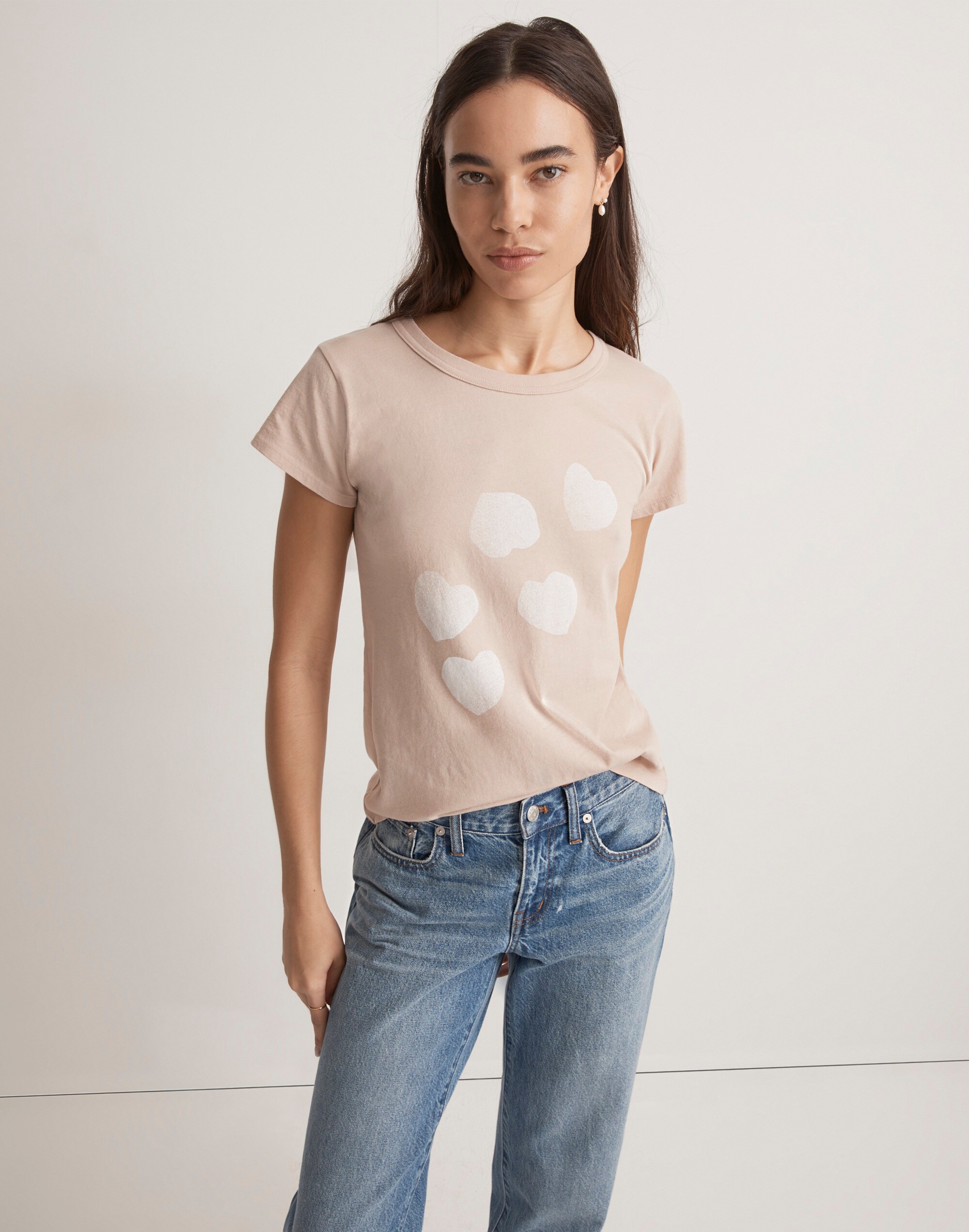 Paper Hearts Softfade Cotton Perfect Vintage Tee