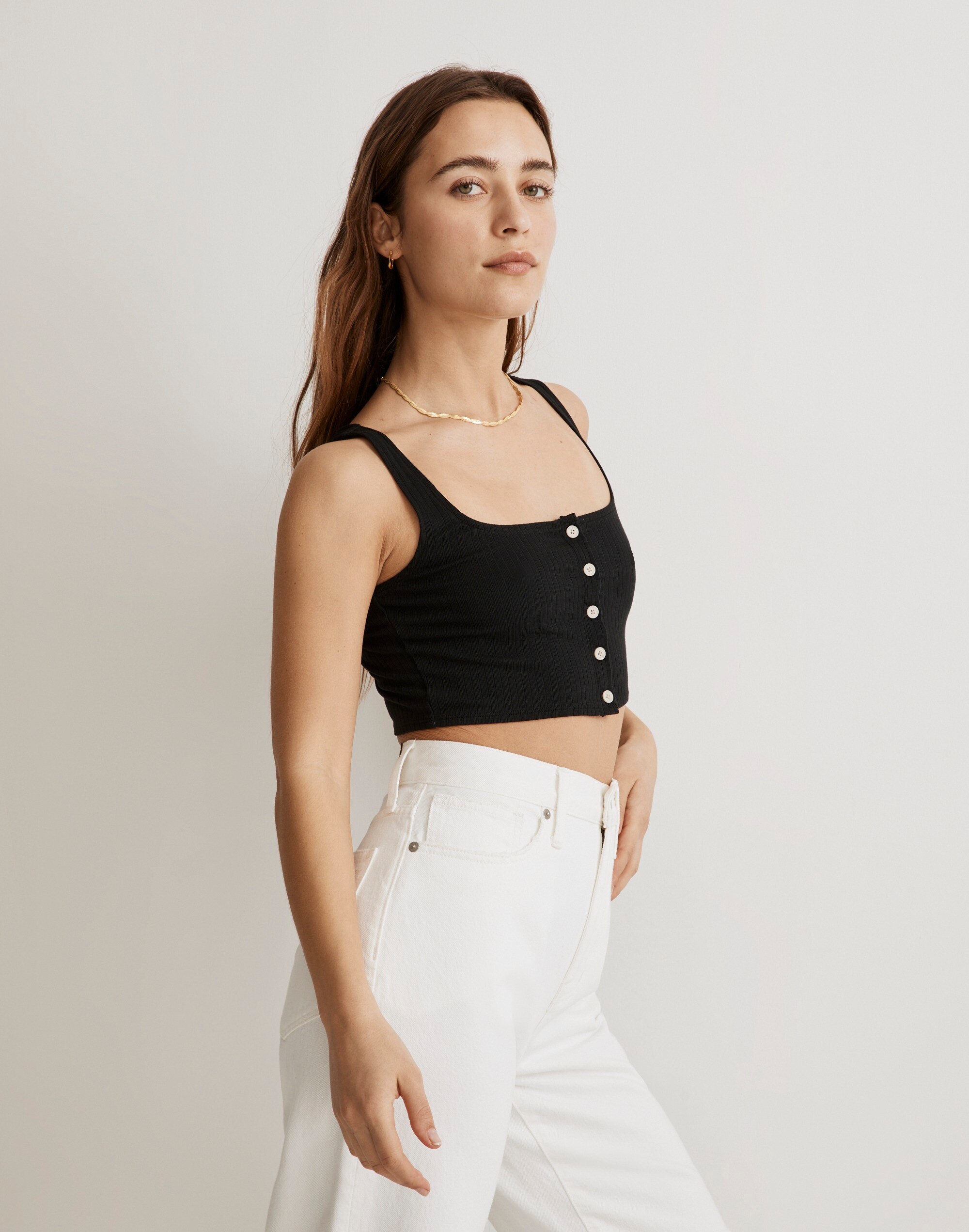 Ribbed Bralette Tank Top