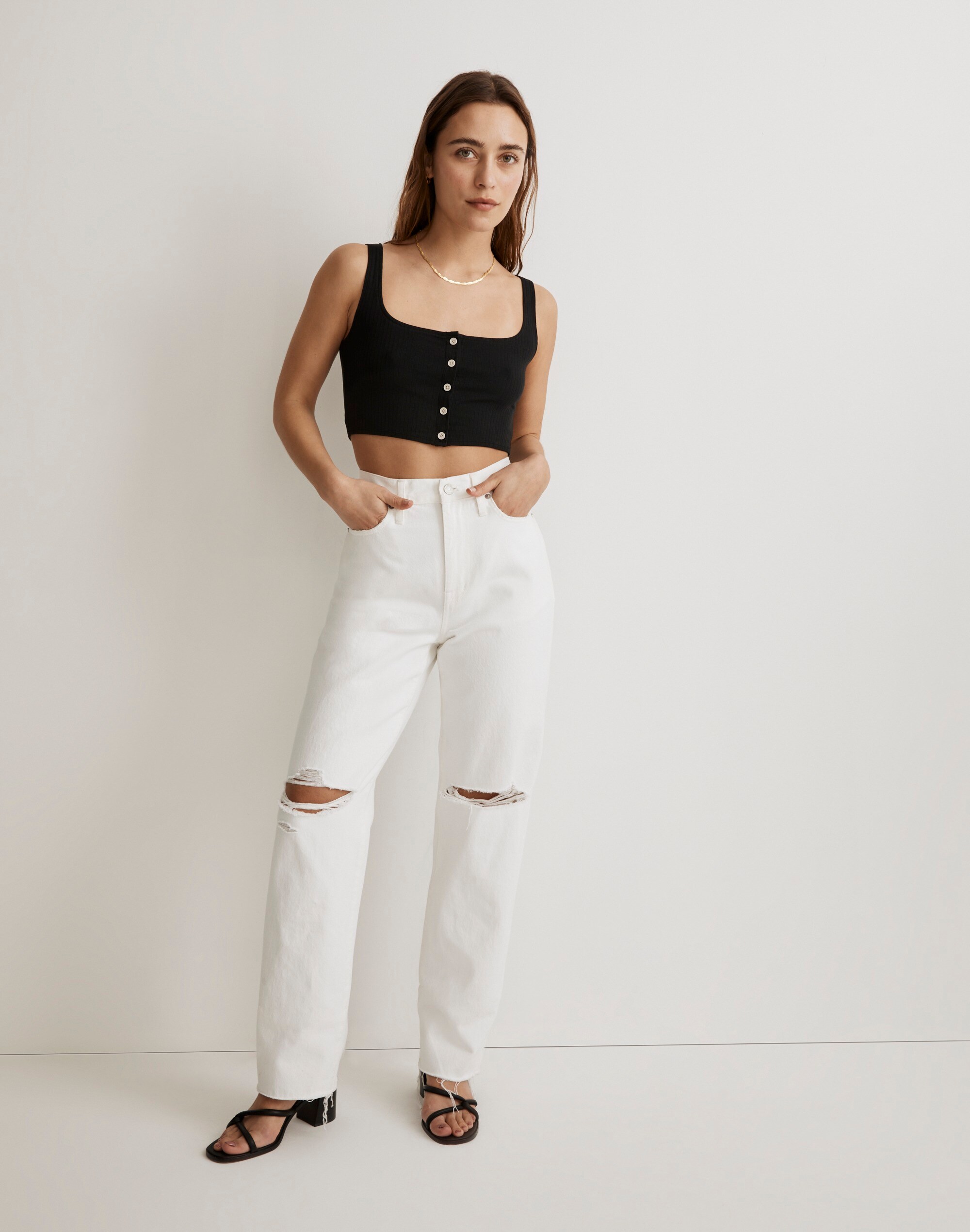 Ribbed Bralette Tank Top