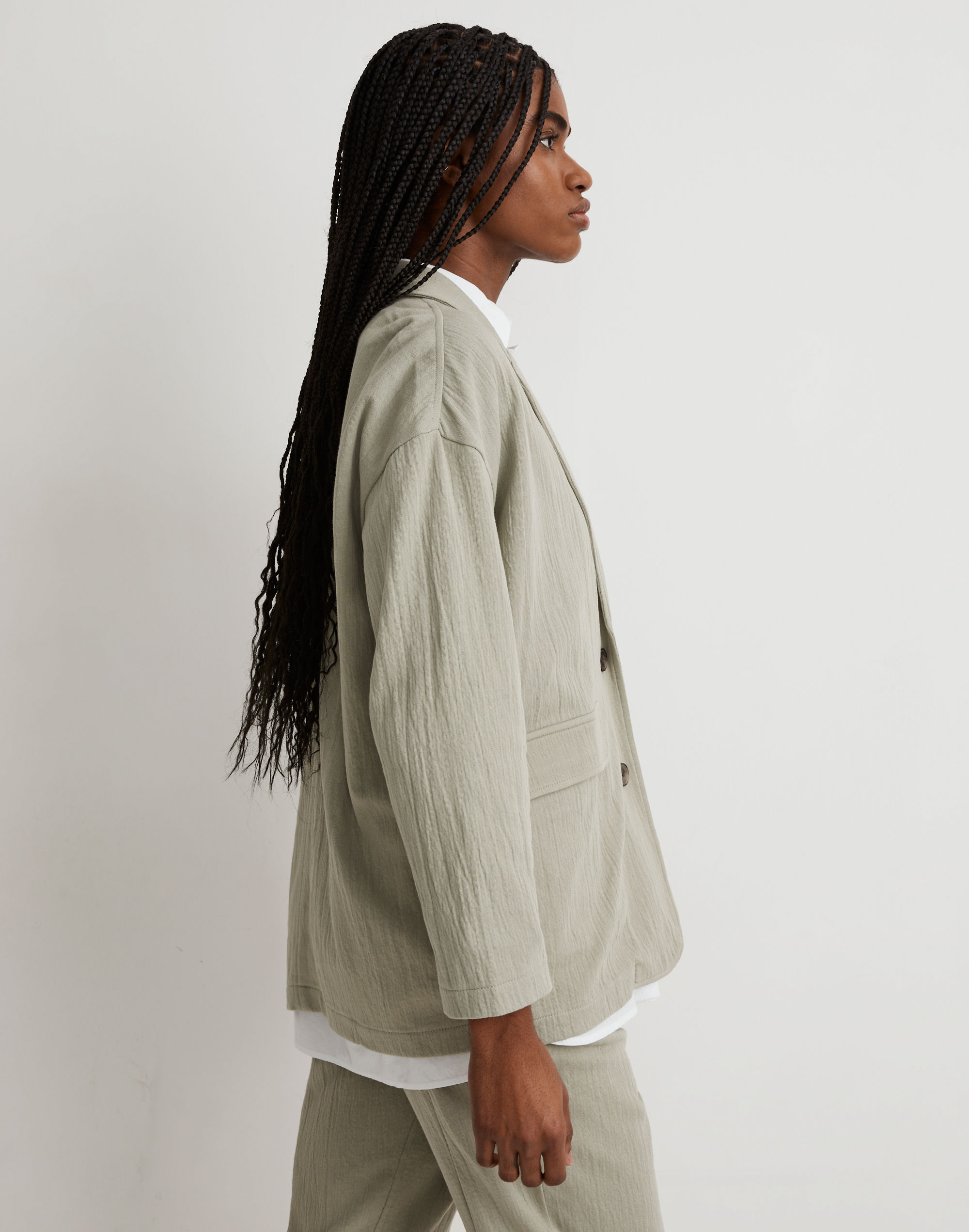 Rumpled Terry Blazer | Madewell