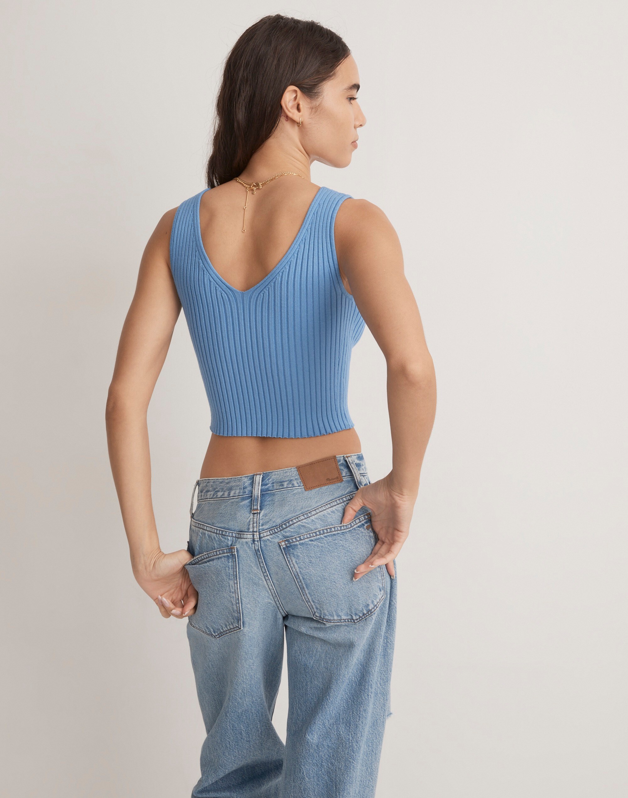 V-Neck Sweater Tank