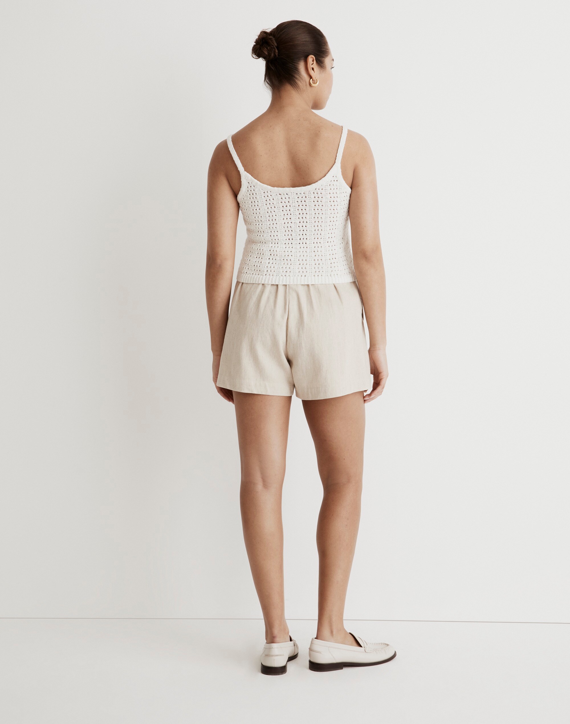 Open-Stitch Sweater Tank