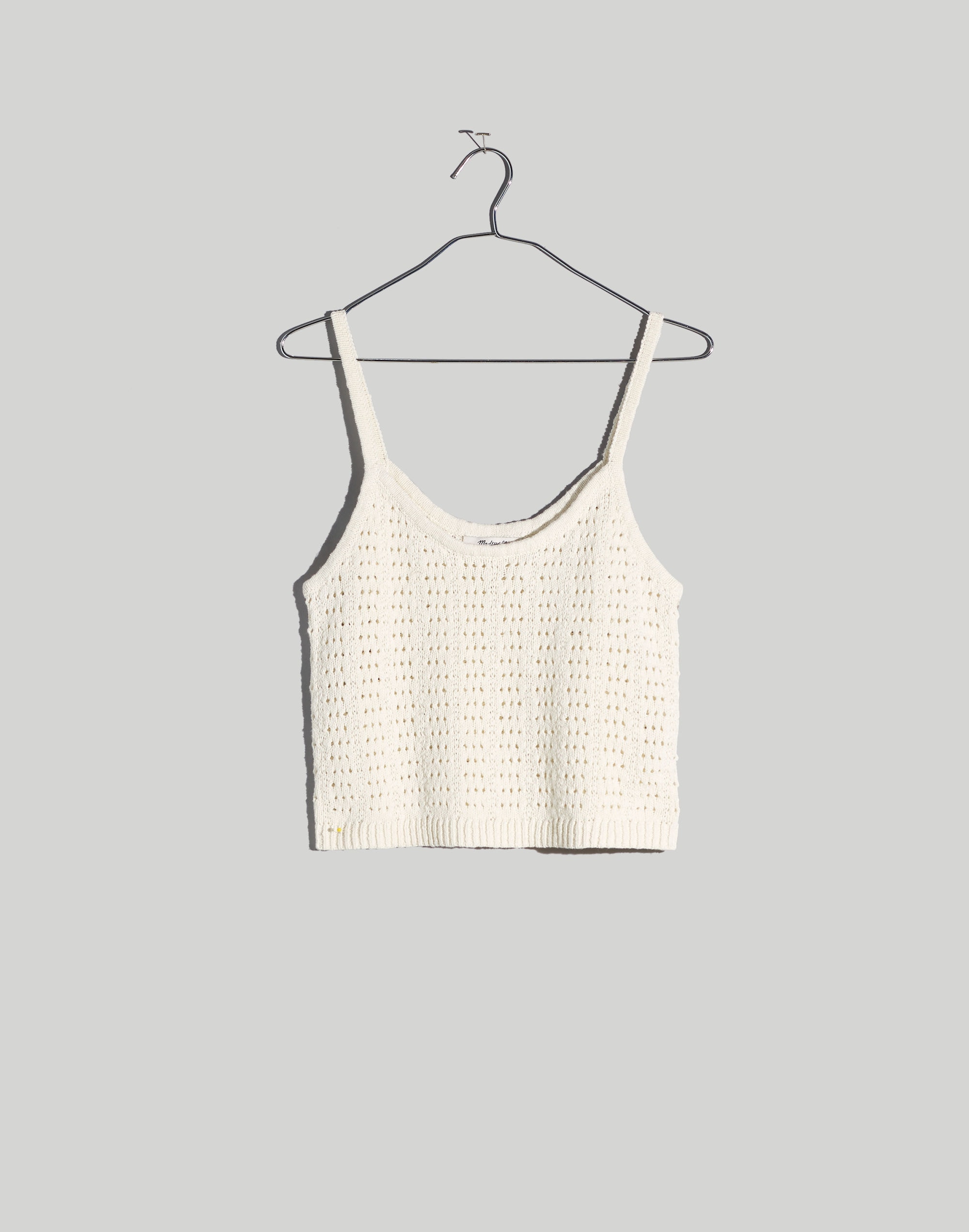 Open-Stitch Sweater Tank