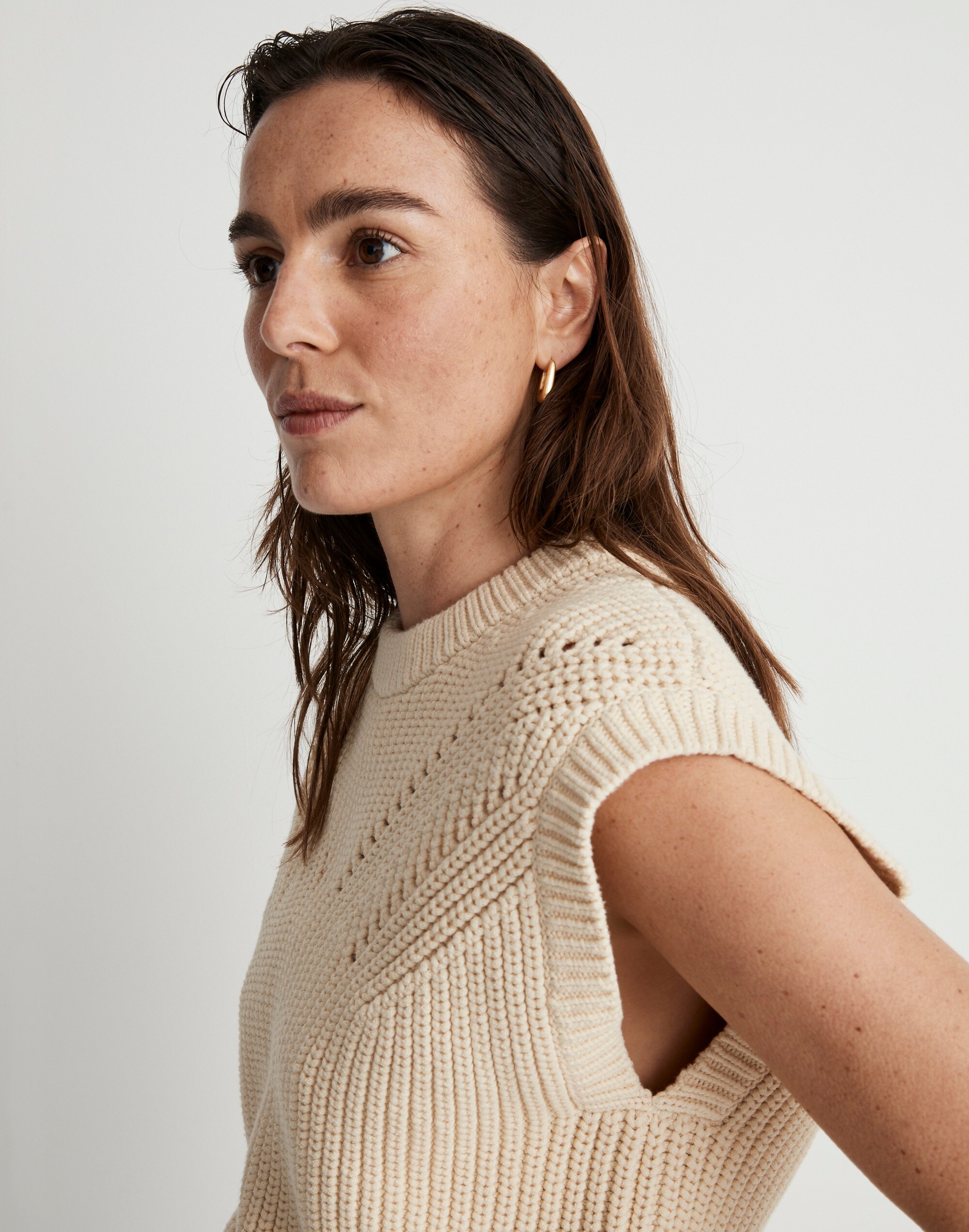 Mariella Pointelle Sweater Tee